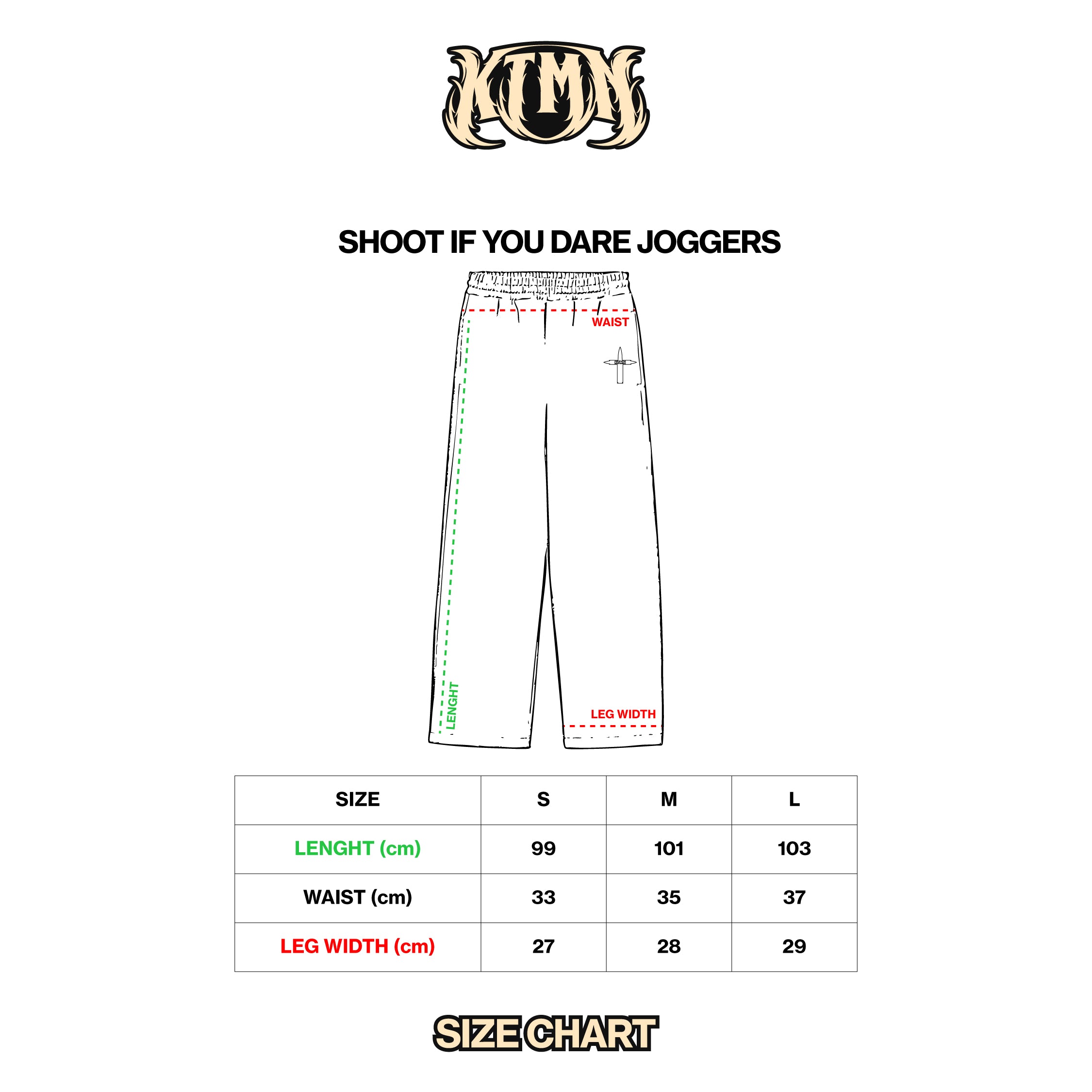 SHOOT IF YOU DARE JOGGER GREEN