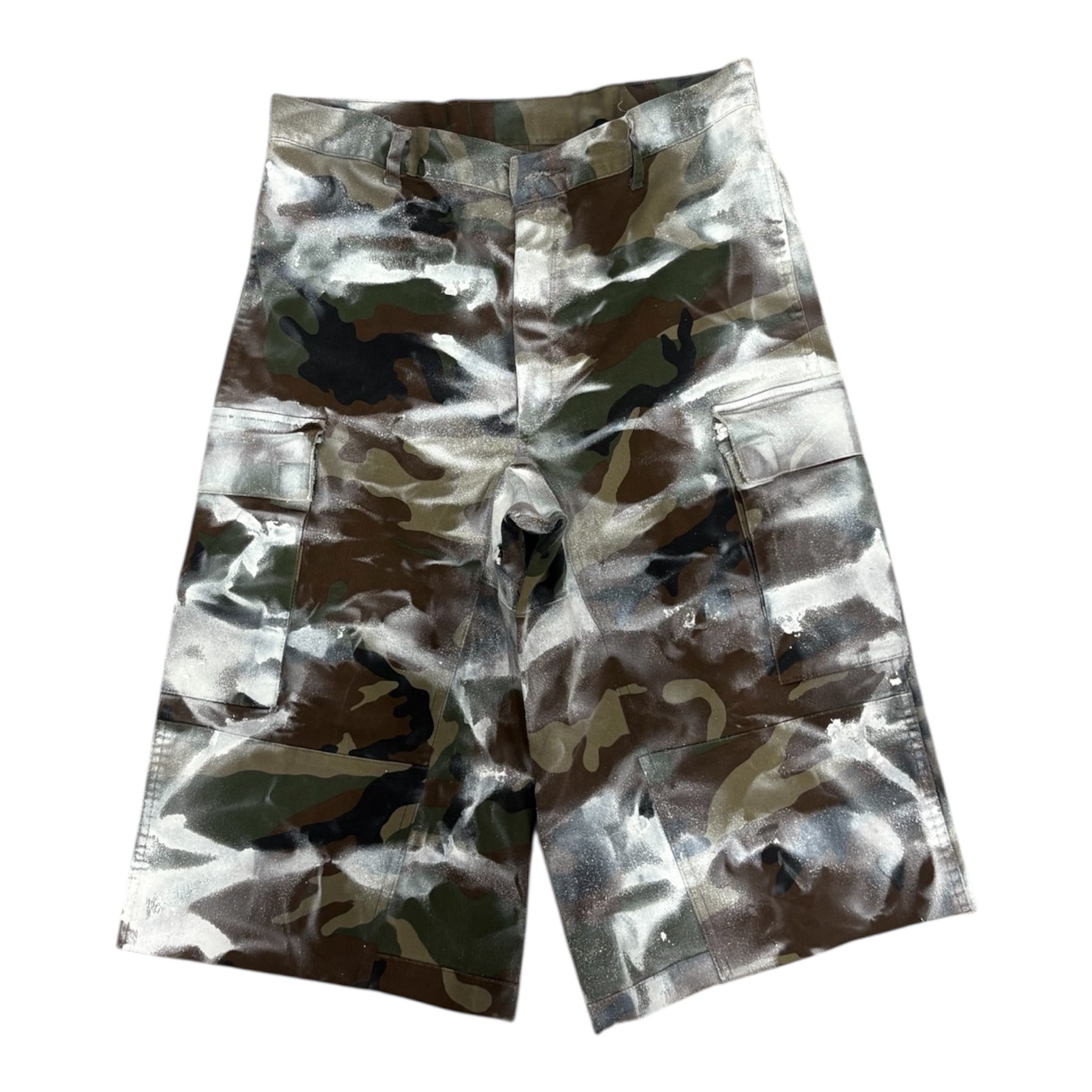 SPRAY CAMO JORTS