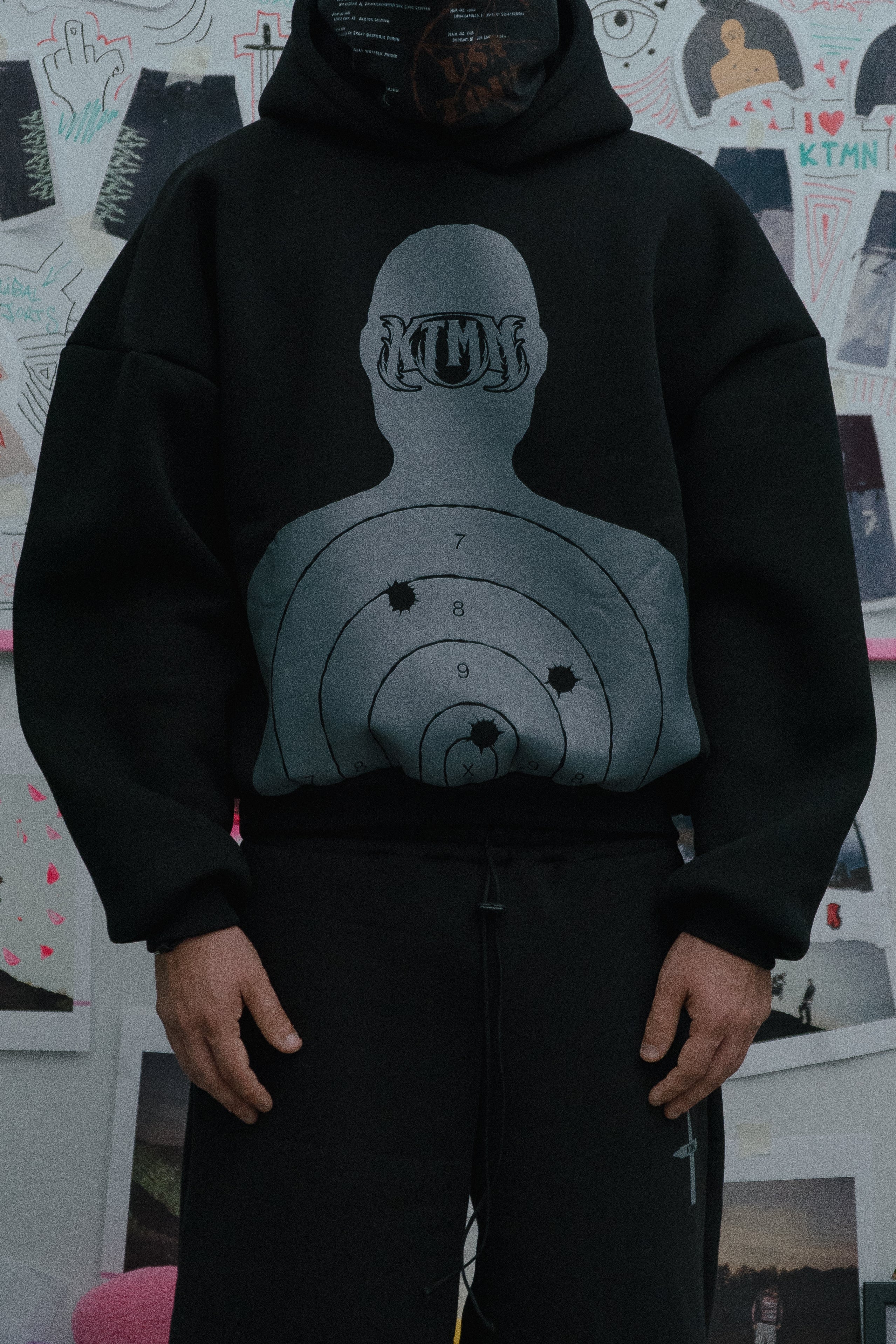 SHOOT IF YOU DARE HOODIE BLACK