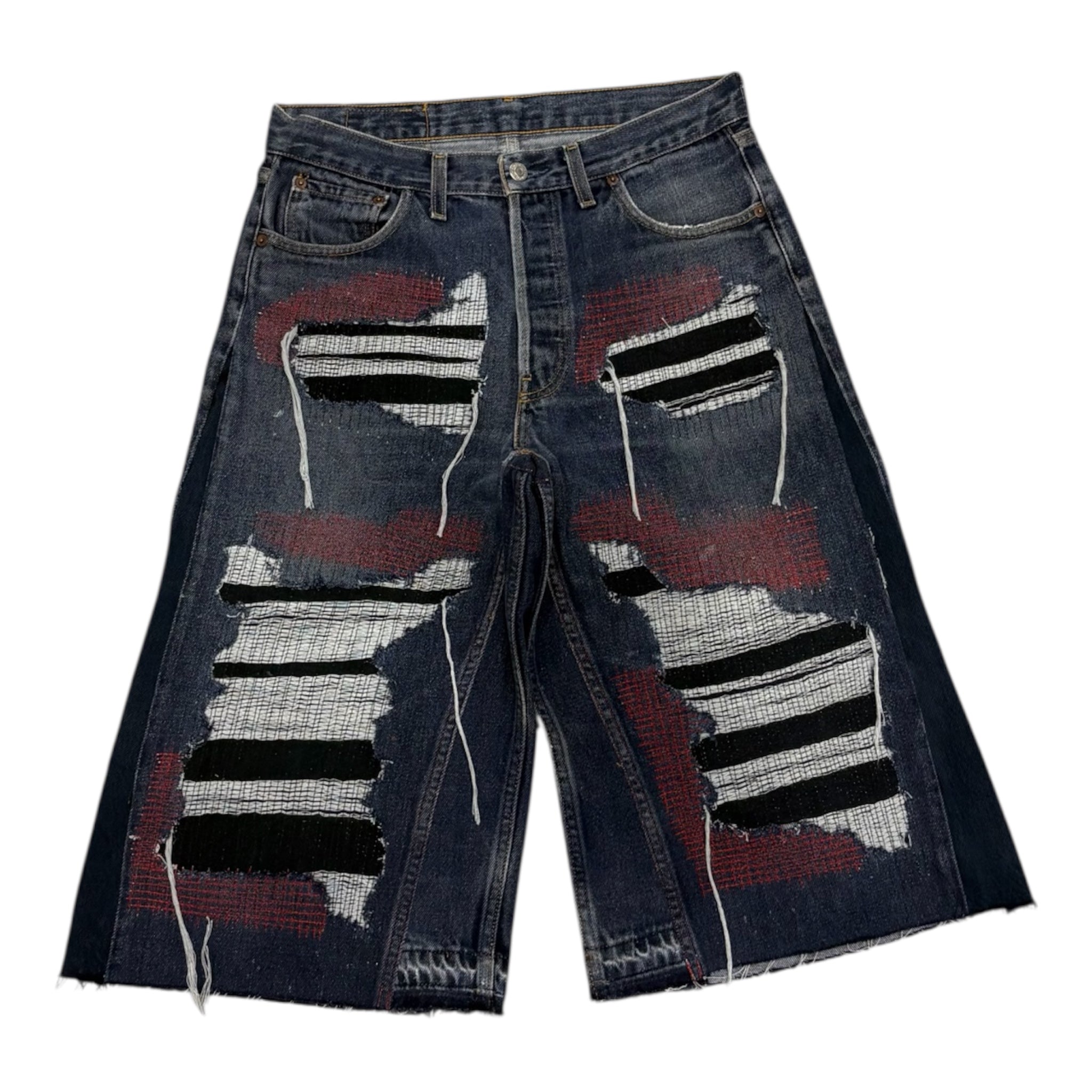 DISTRESSED JORTS 46IT