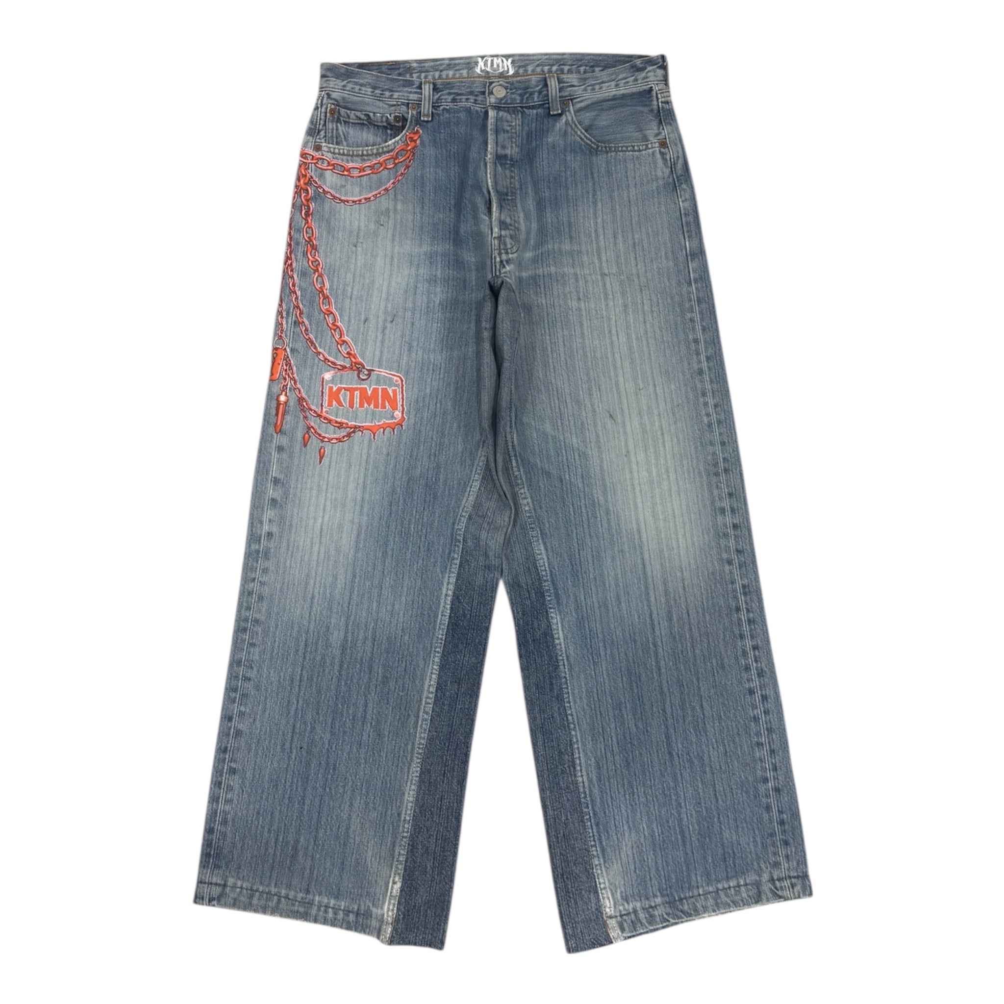 KEYCHAIN DENIM RED (48IT)