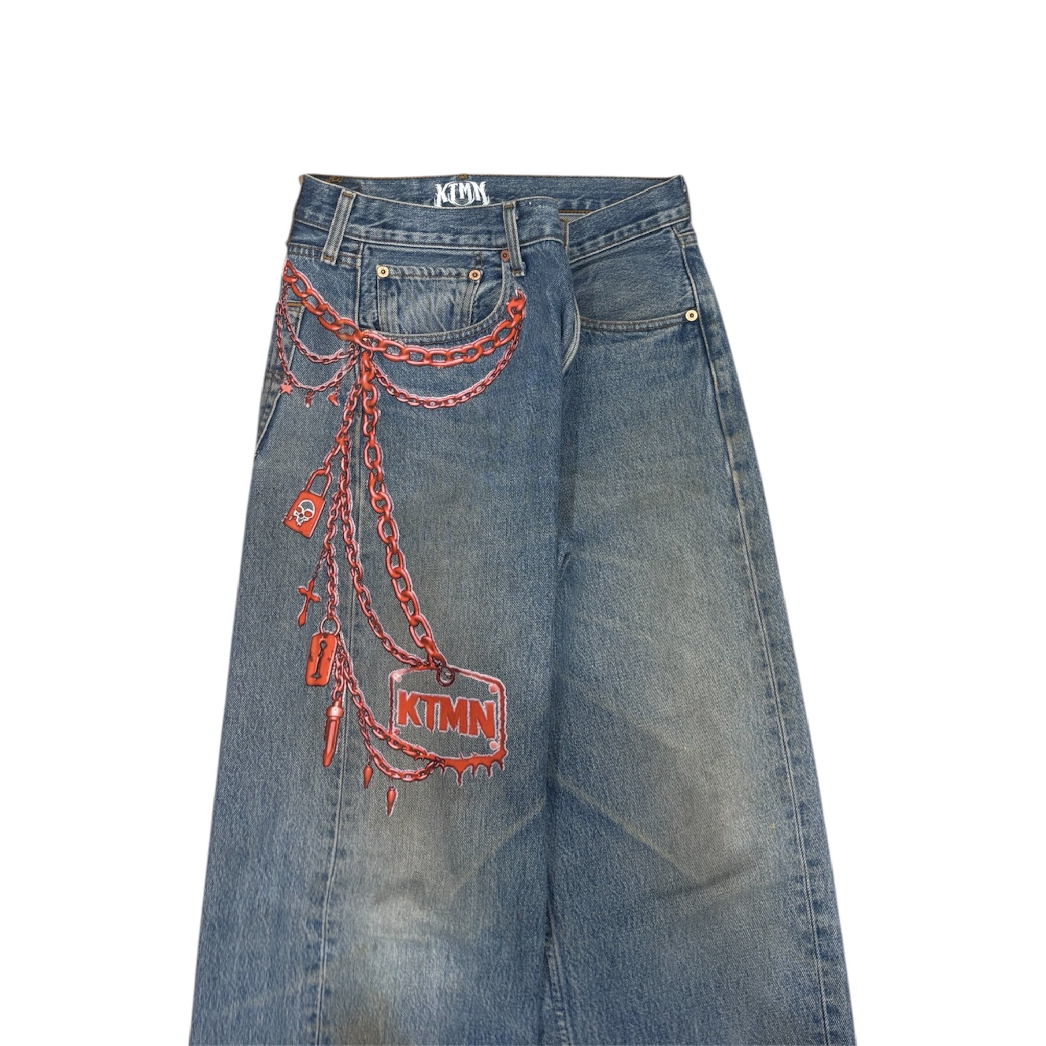 KEYCHAIN DENIM RED (46IT)