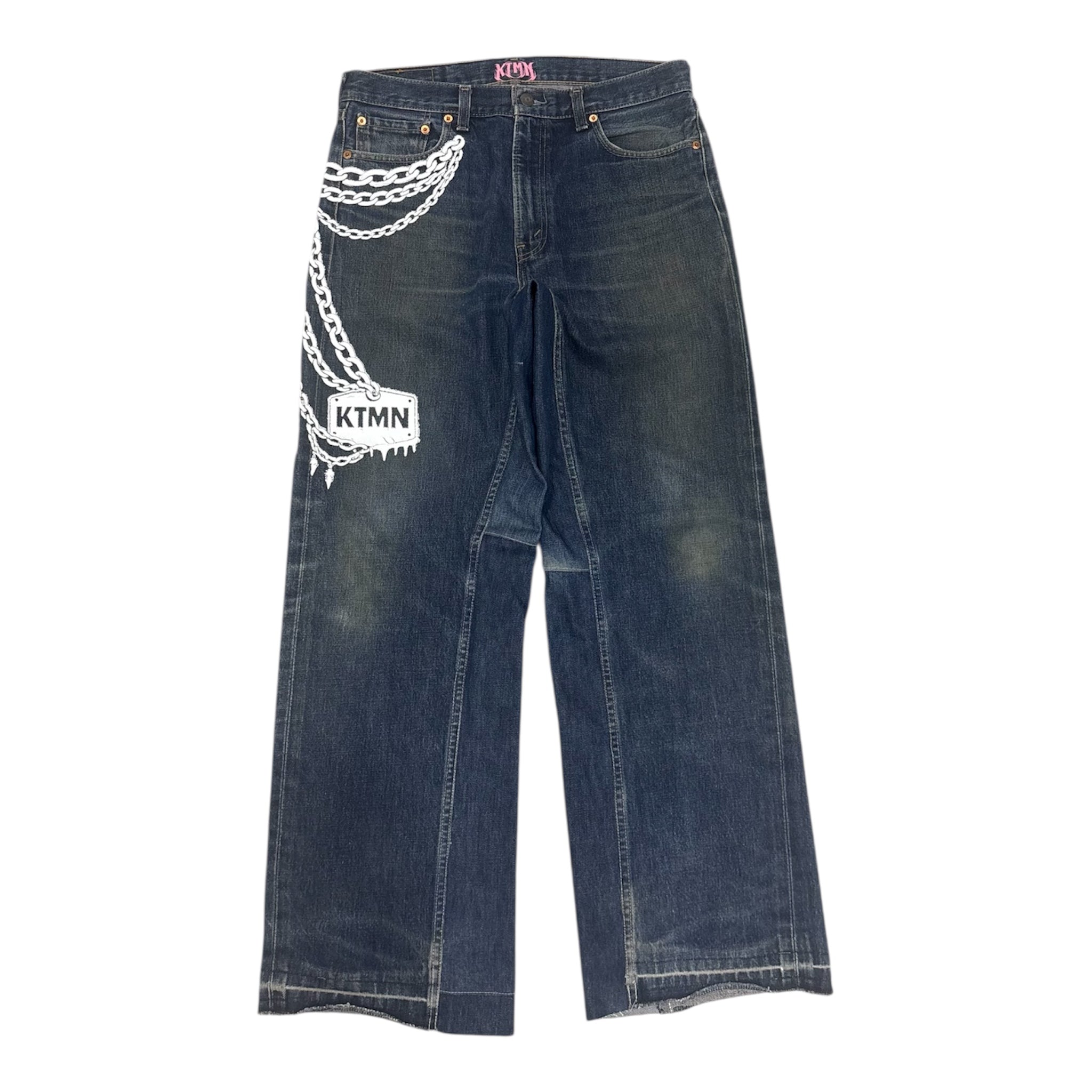 KEYCHAIN DENIM WHITE (46IT)