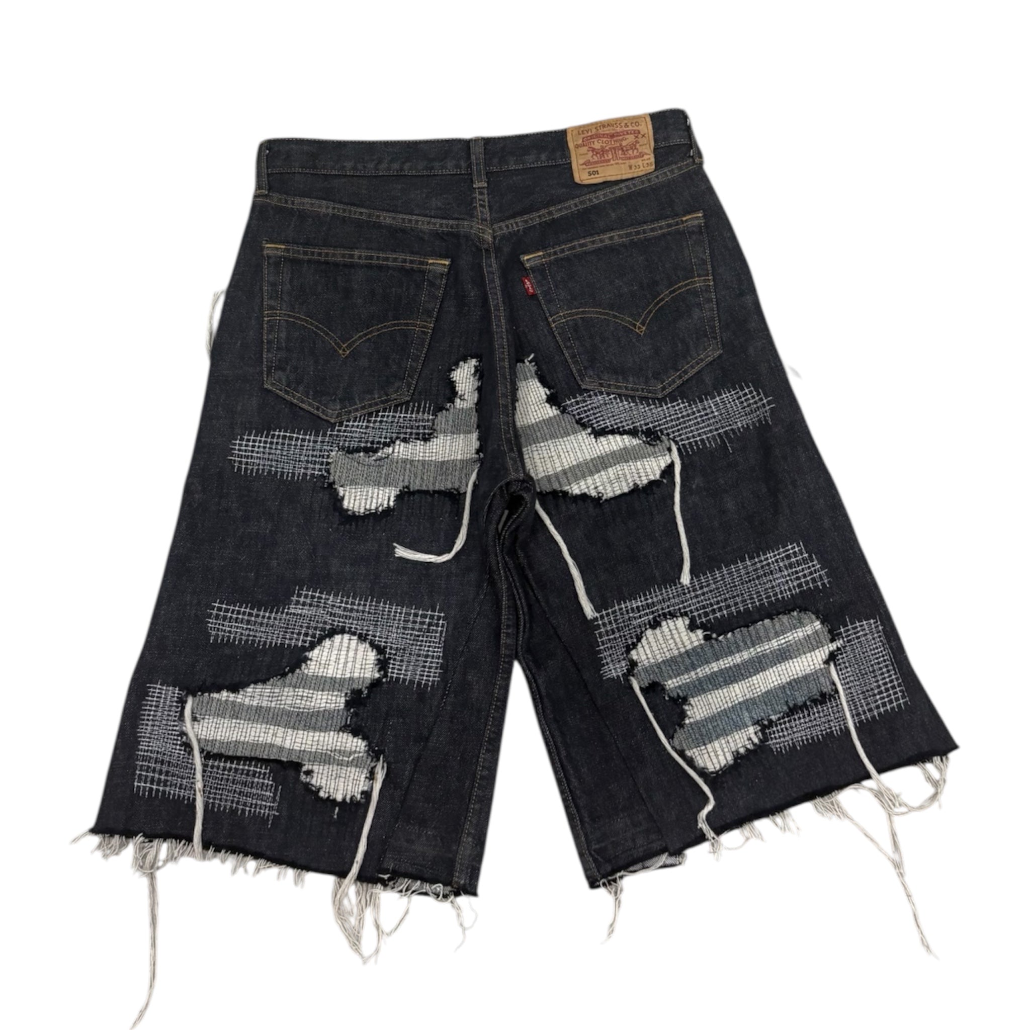 DISTRESSED JORTS 46IT