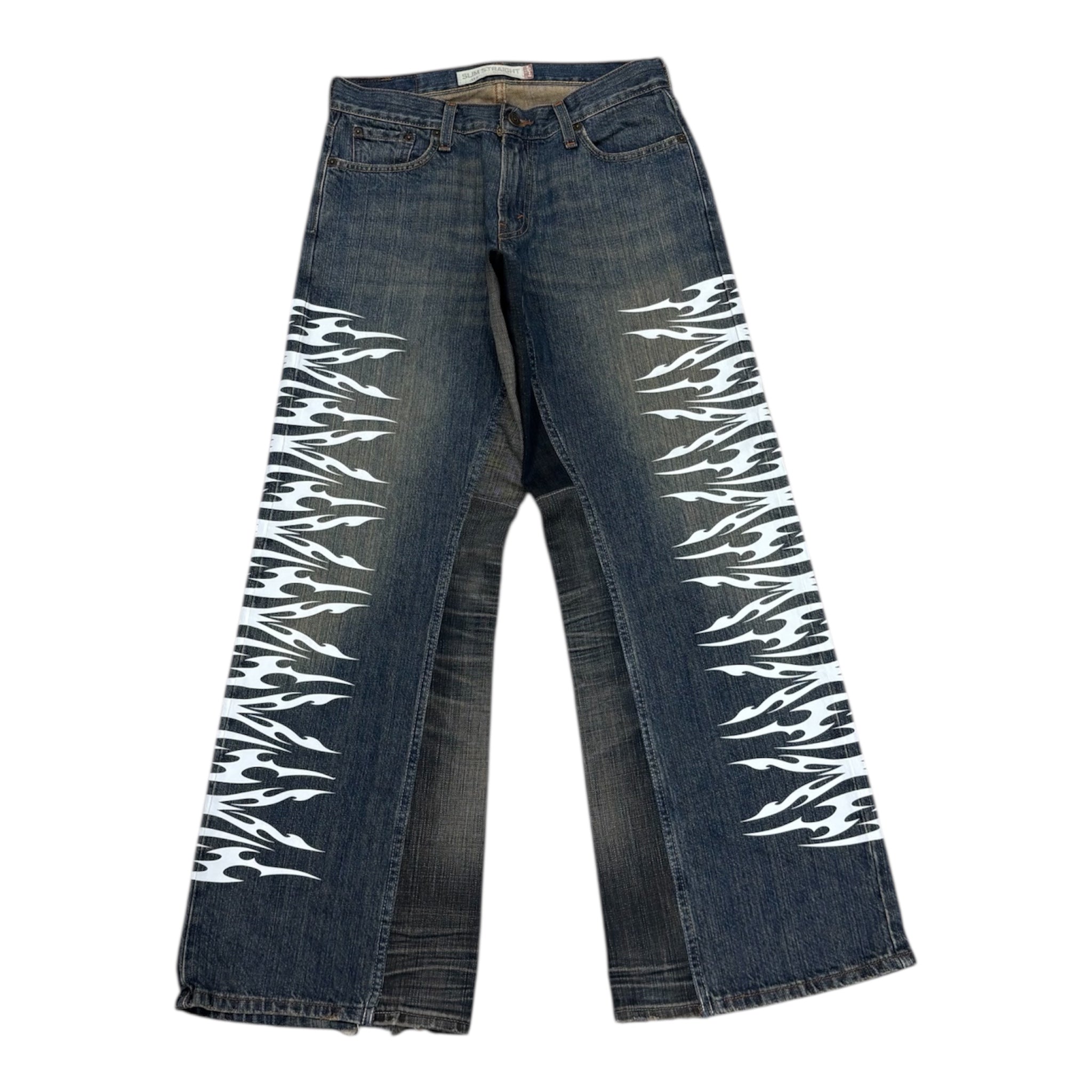 TRIBAL DENIM WHITE 44IT