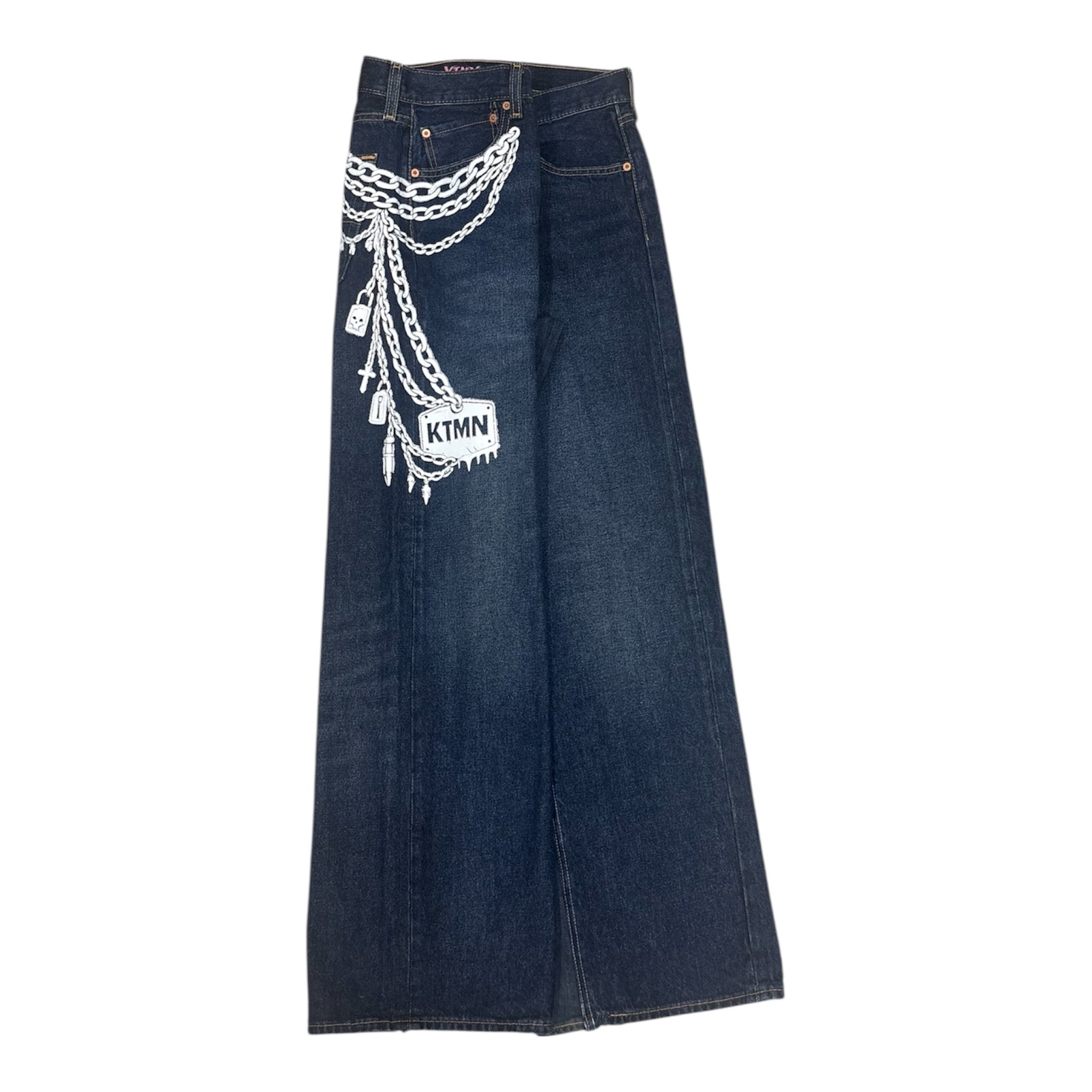 KEYCHAIN DENIM WHITE (46IT)