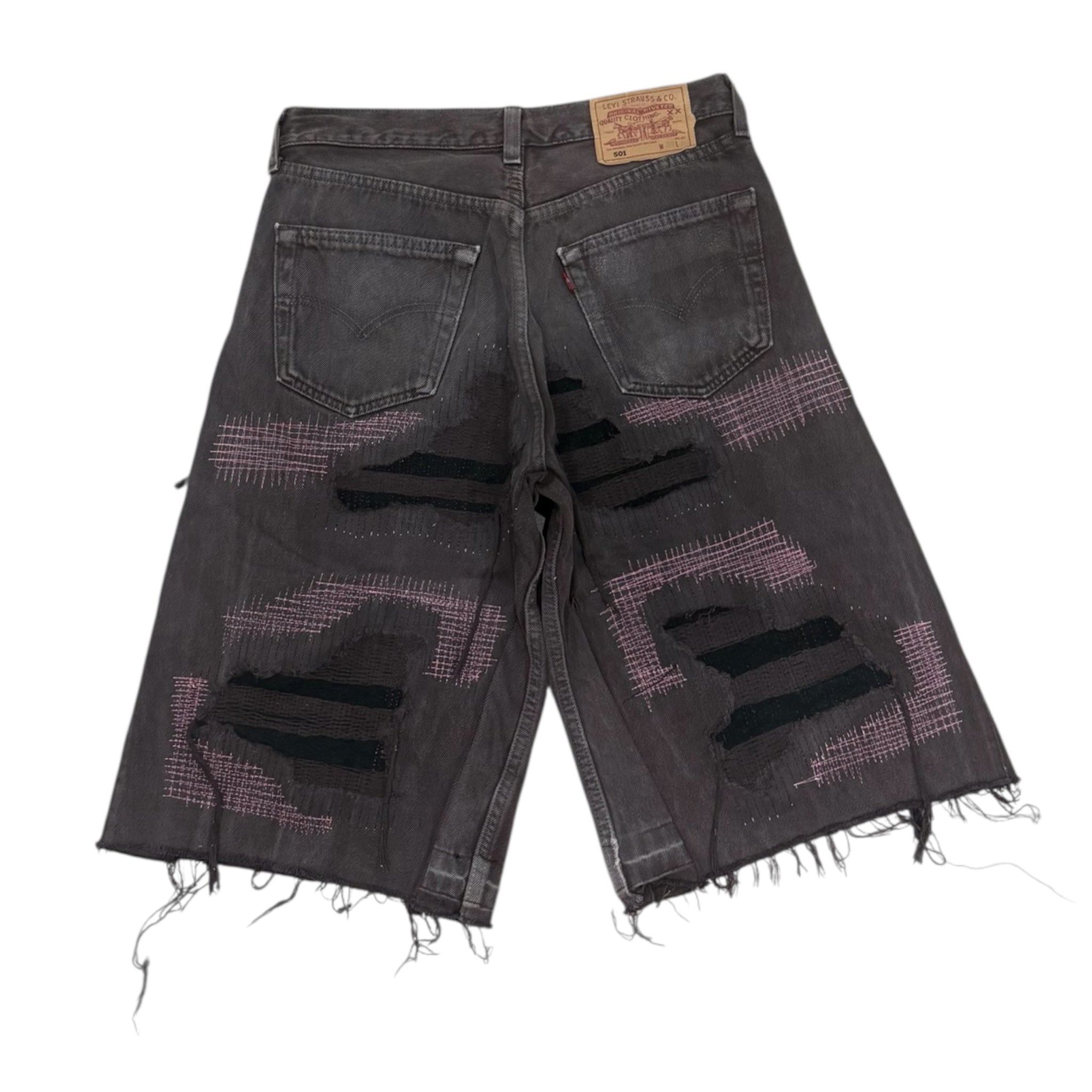 DISTRESSED JORTS 44IT