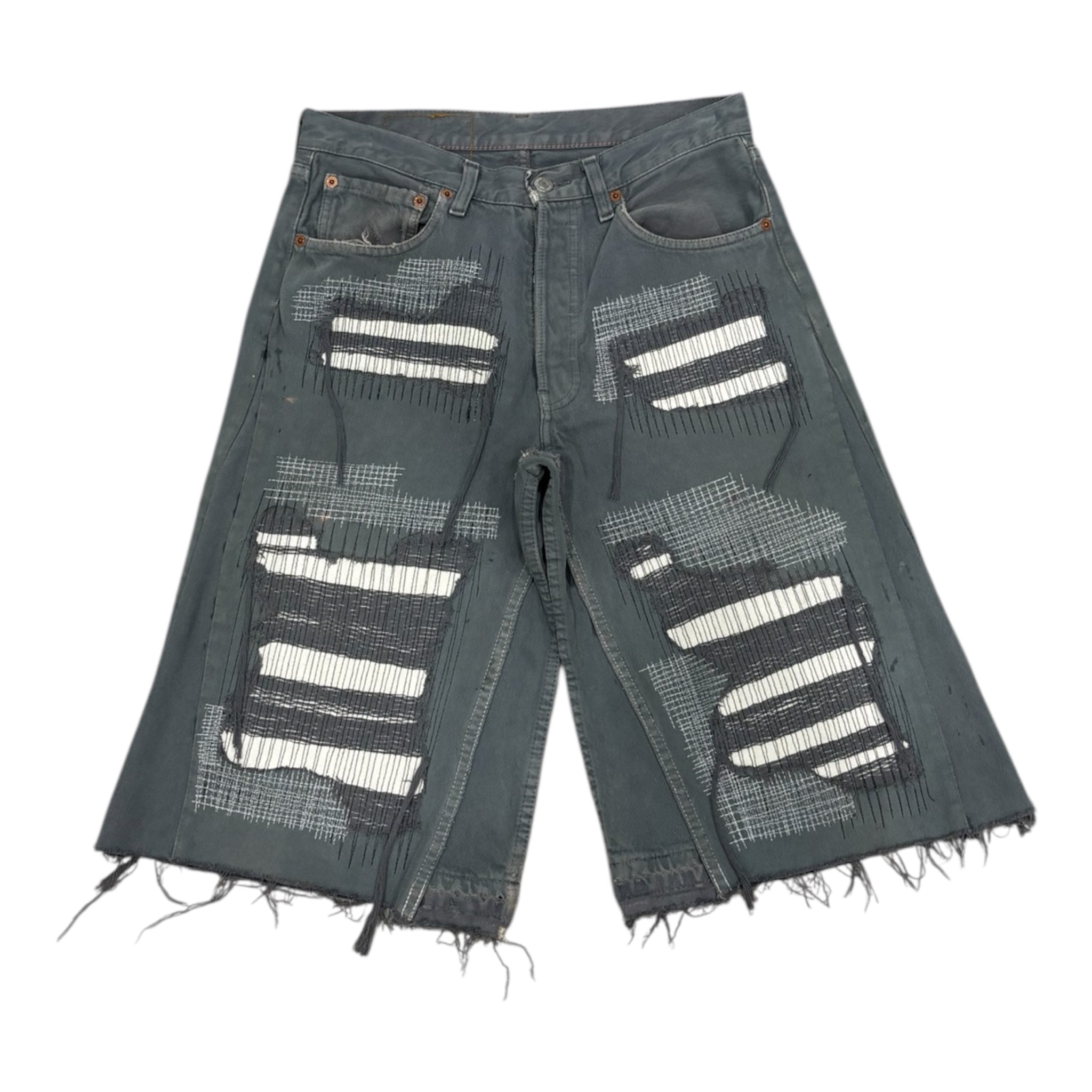 DISTRESSED JORTS 44IT