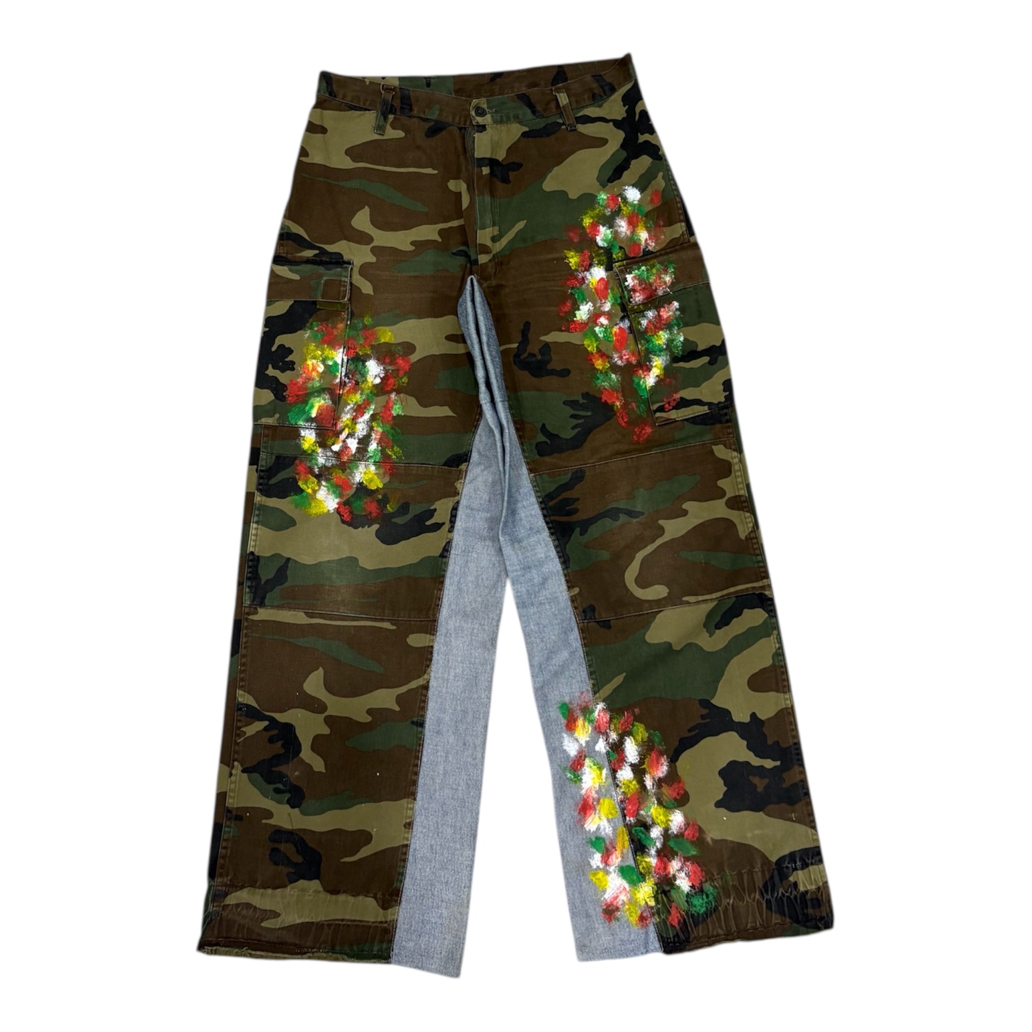 PAINT CAMO PANTS