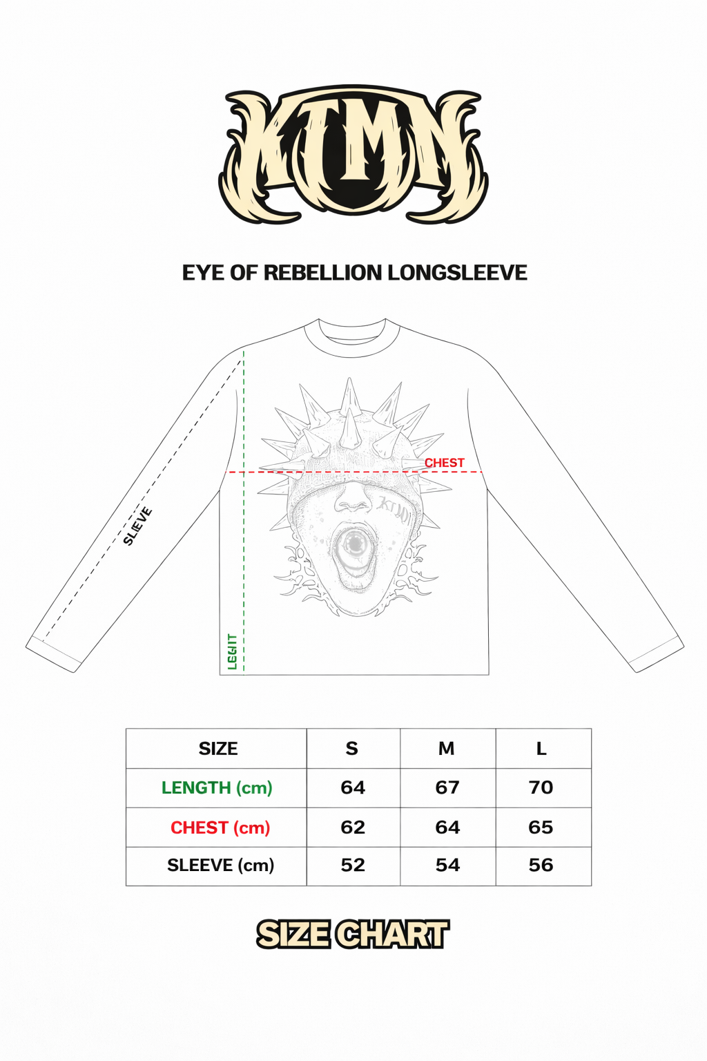 EYE OF REBELLION LONGSLEEVE