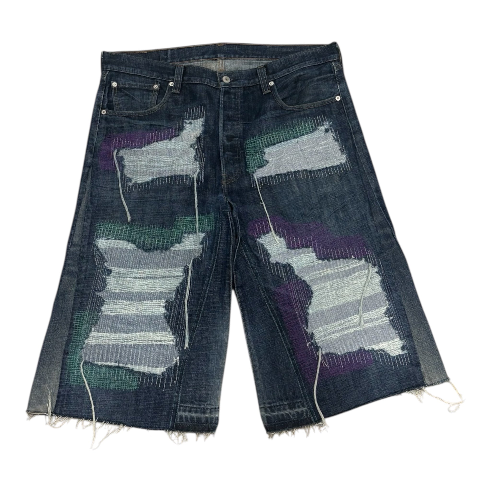 DISTRESSED JORTS 52IT