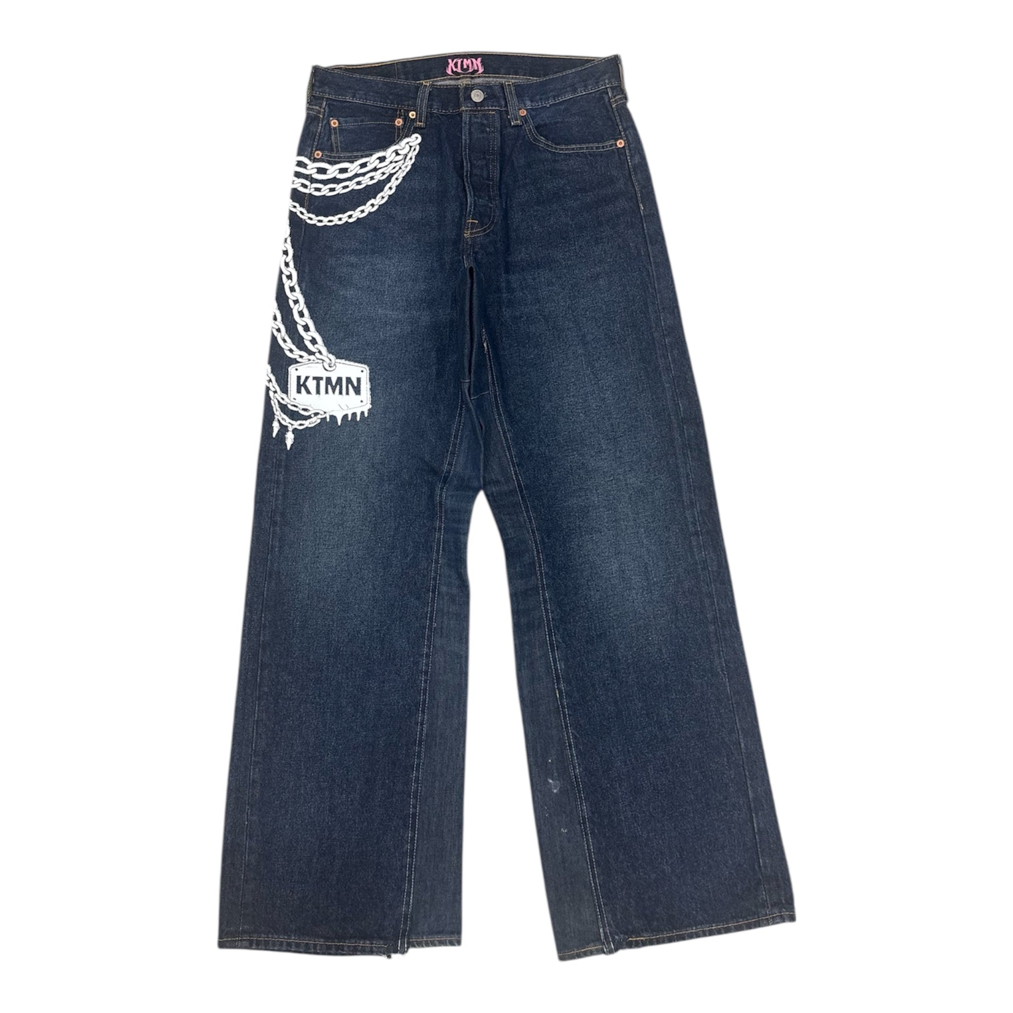 KEYCHAIN DENIM WHITE (46IT)