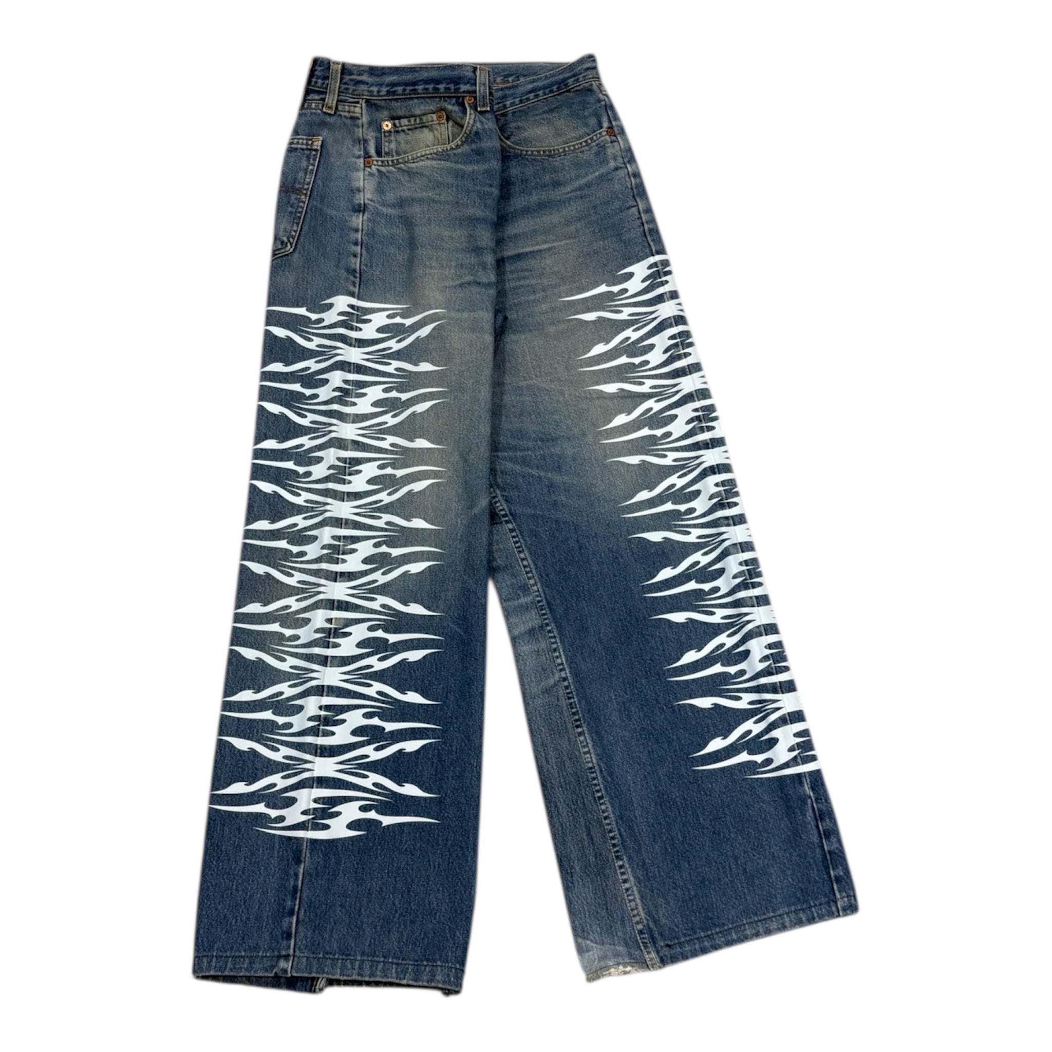 TRIBAL DENIM WHITE 50IT