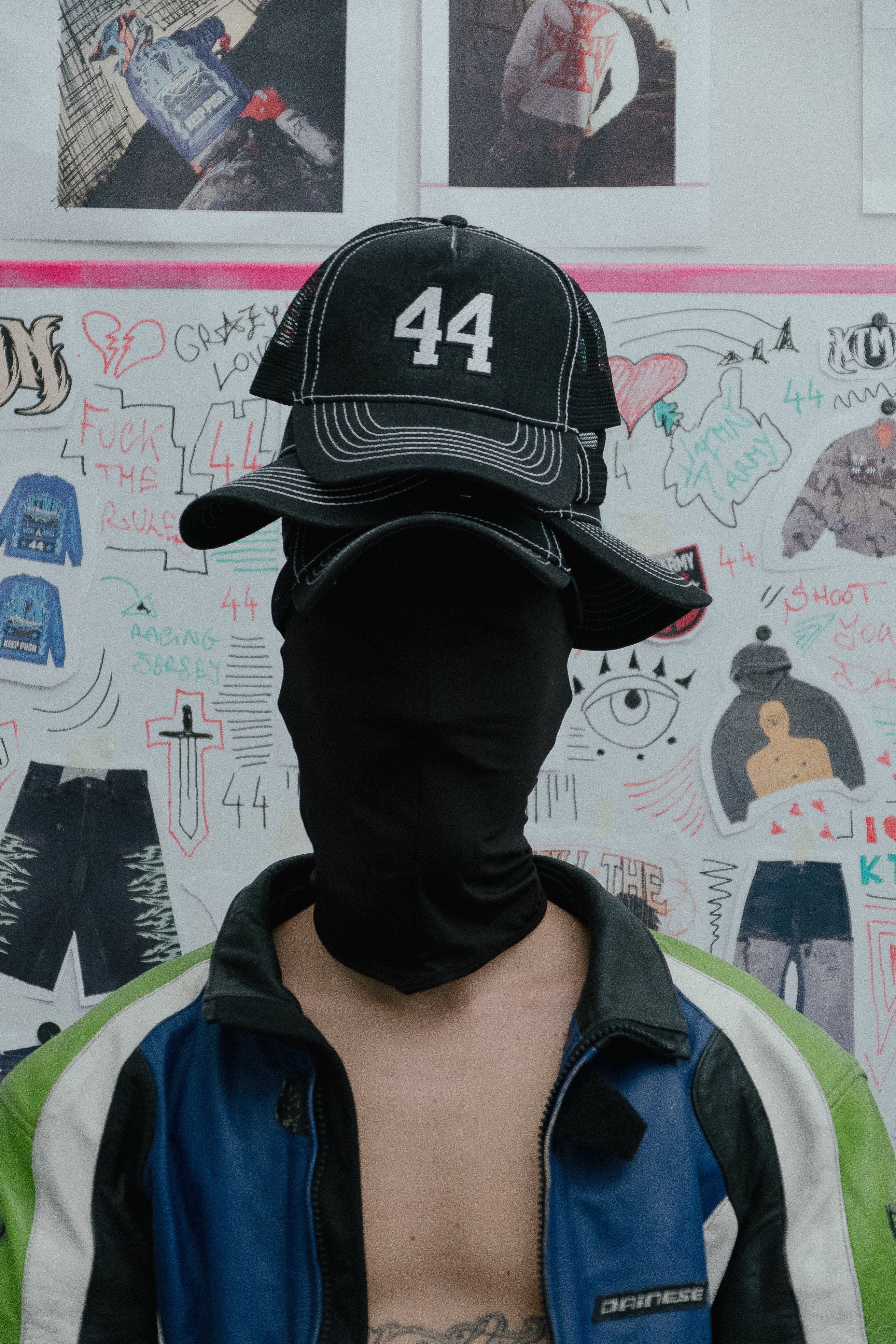 44 DENIM TRUCKER HAT