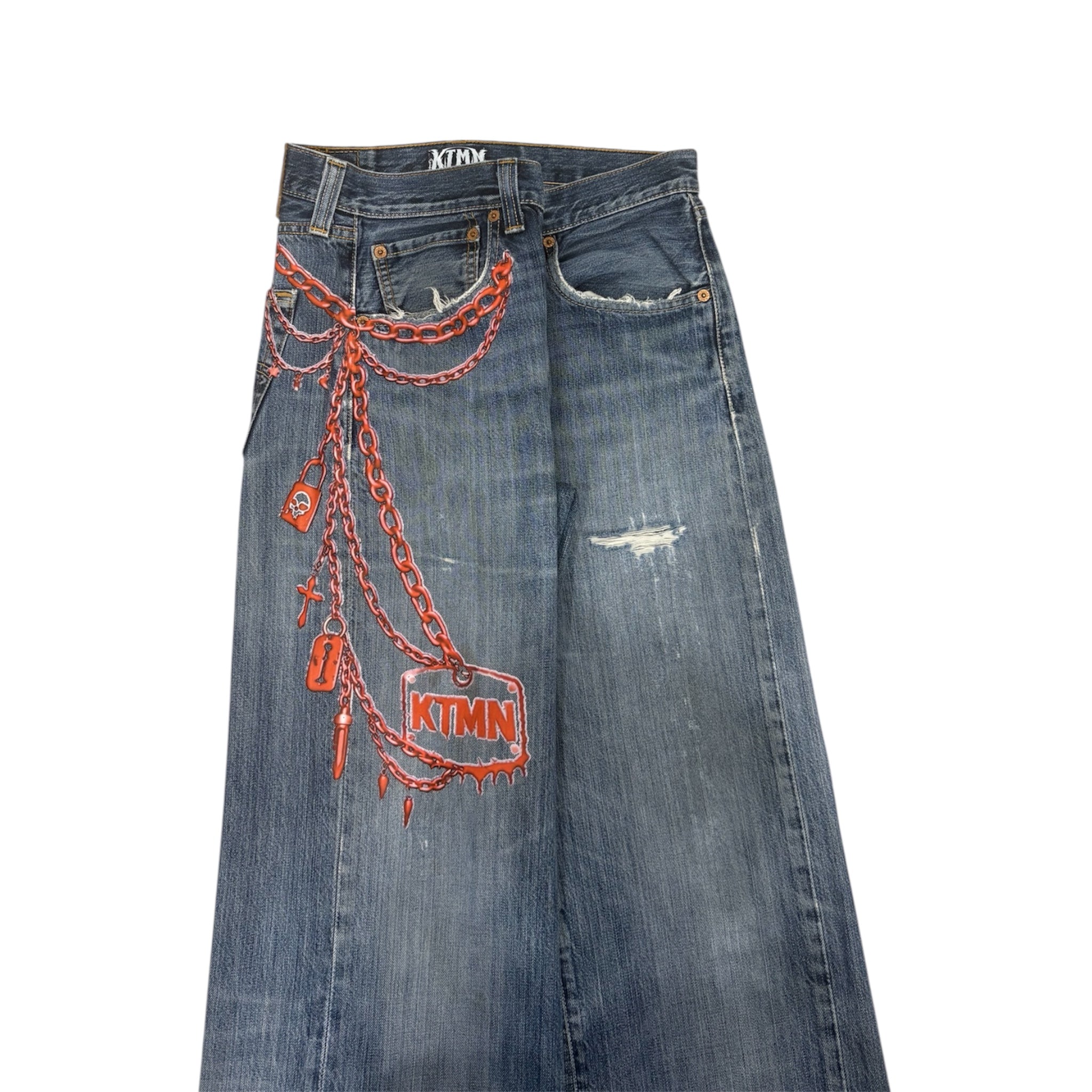 KEYCHAIN DENIM RED (44IT)