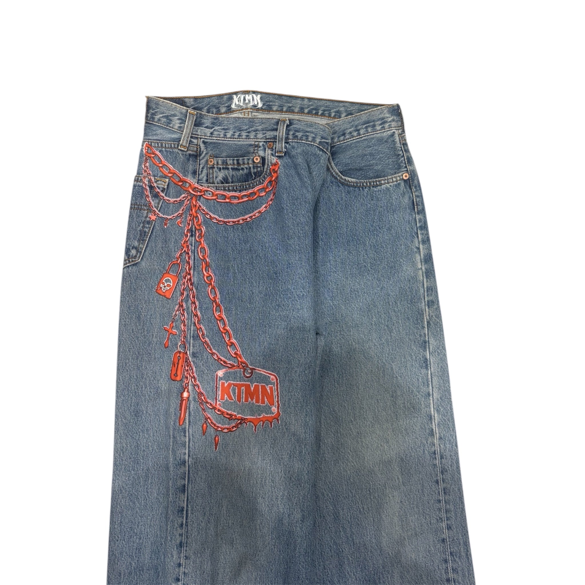 KEYCHAIN DENIM RED (52IT)
