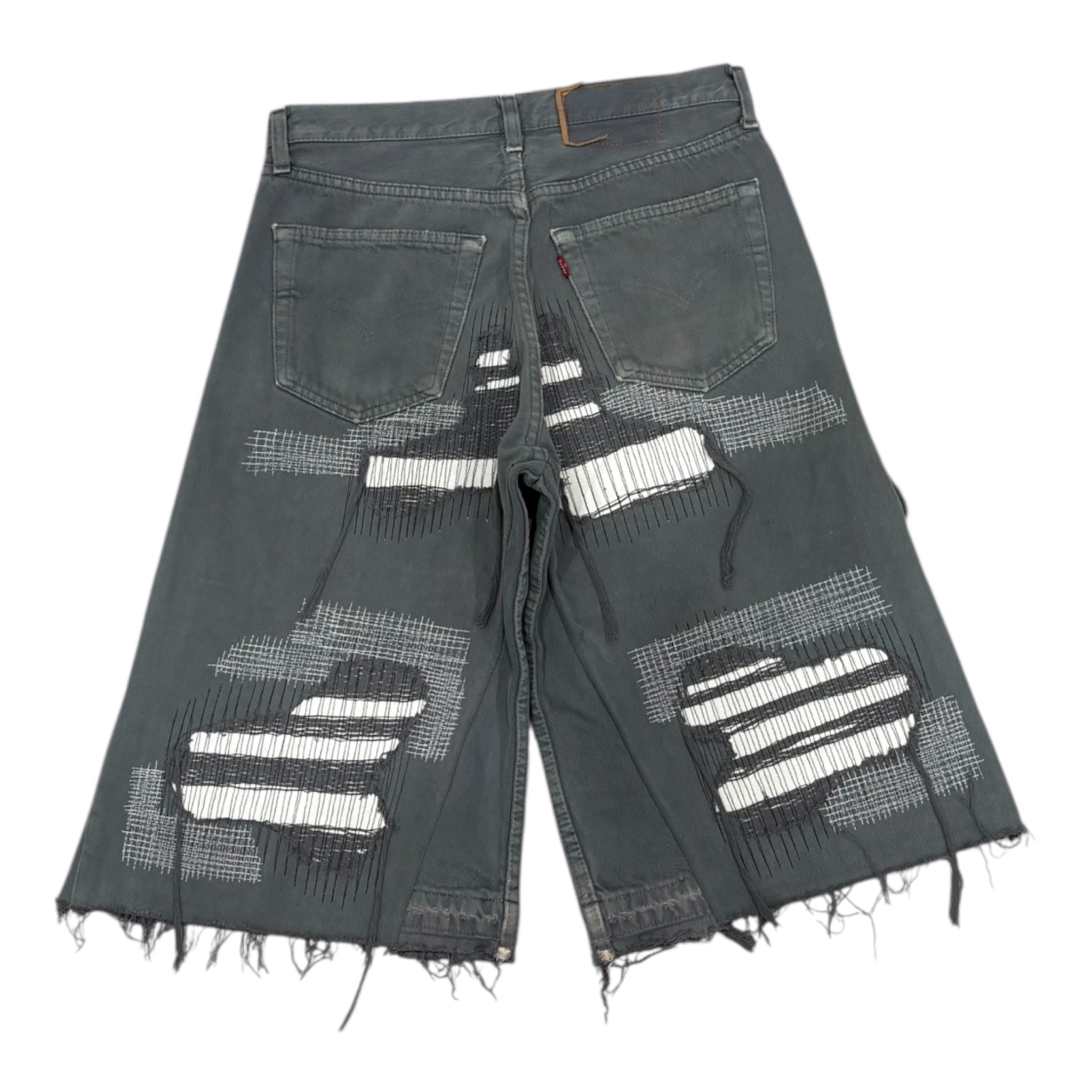 DISTRESSED JORTS 44IT