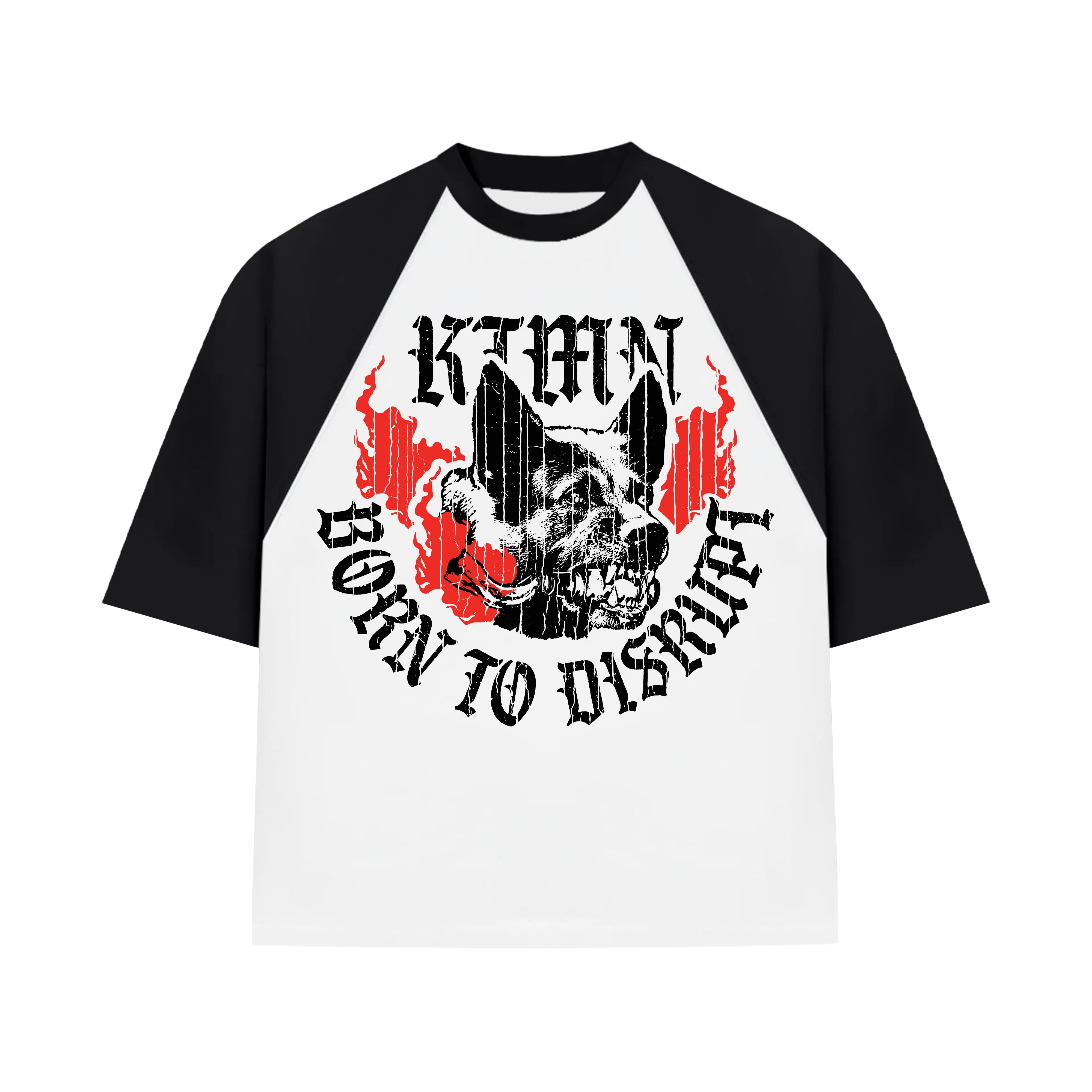 BORN TO DISTRUPT TEE WHITE