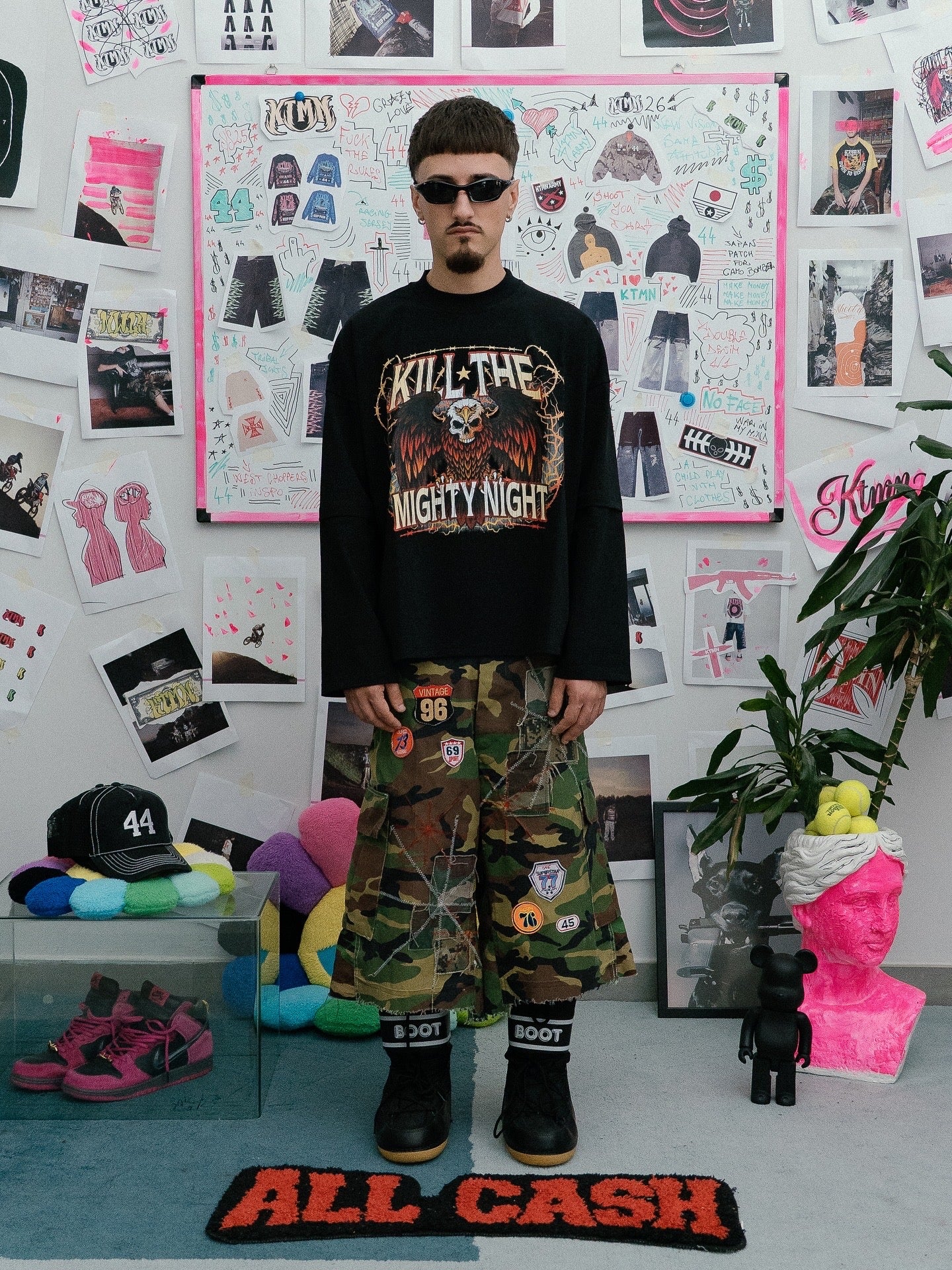 EAGLE DOUBLE LONGSLEEVE BLACK