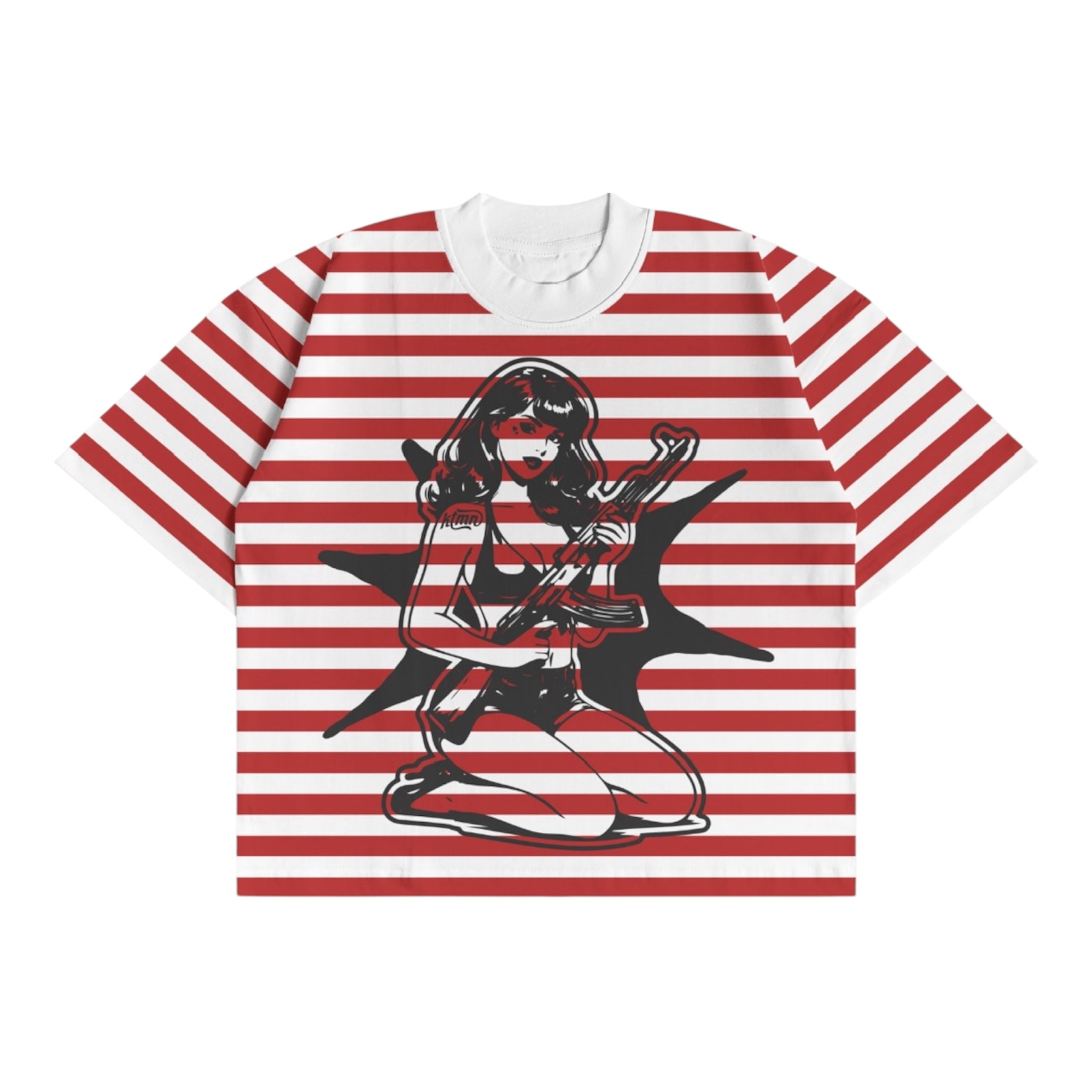 PINUP TEE BORDEAUX