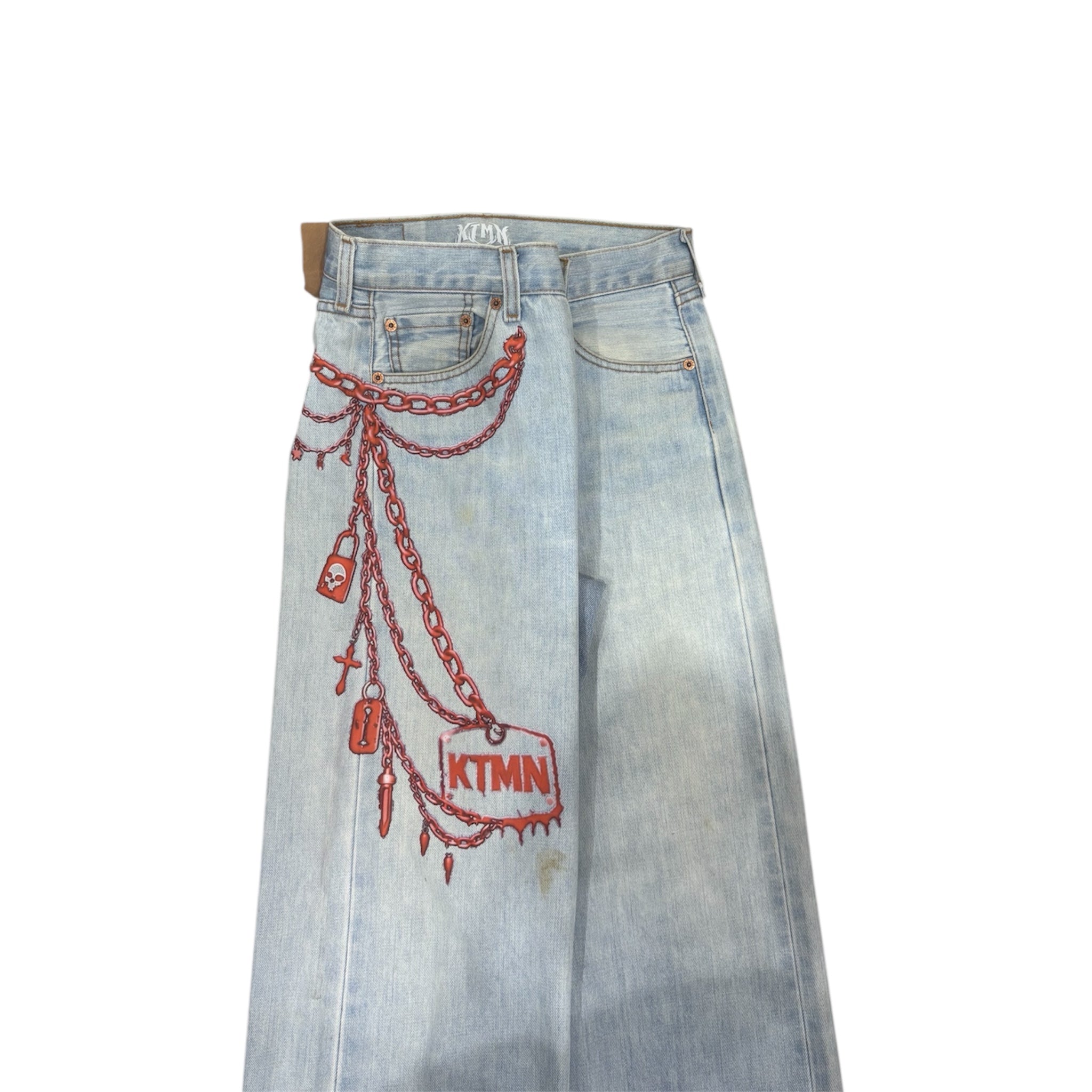 KEYCHAIN DENIM RED (44IT)