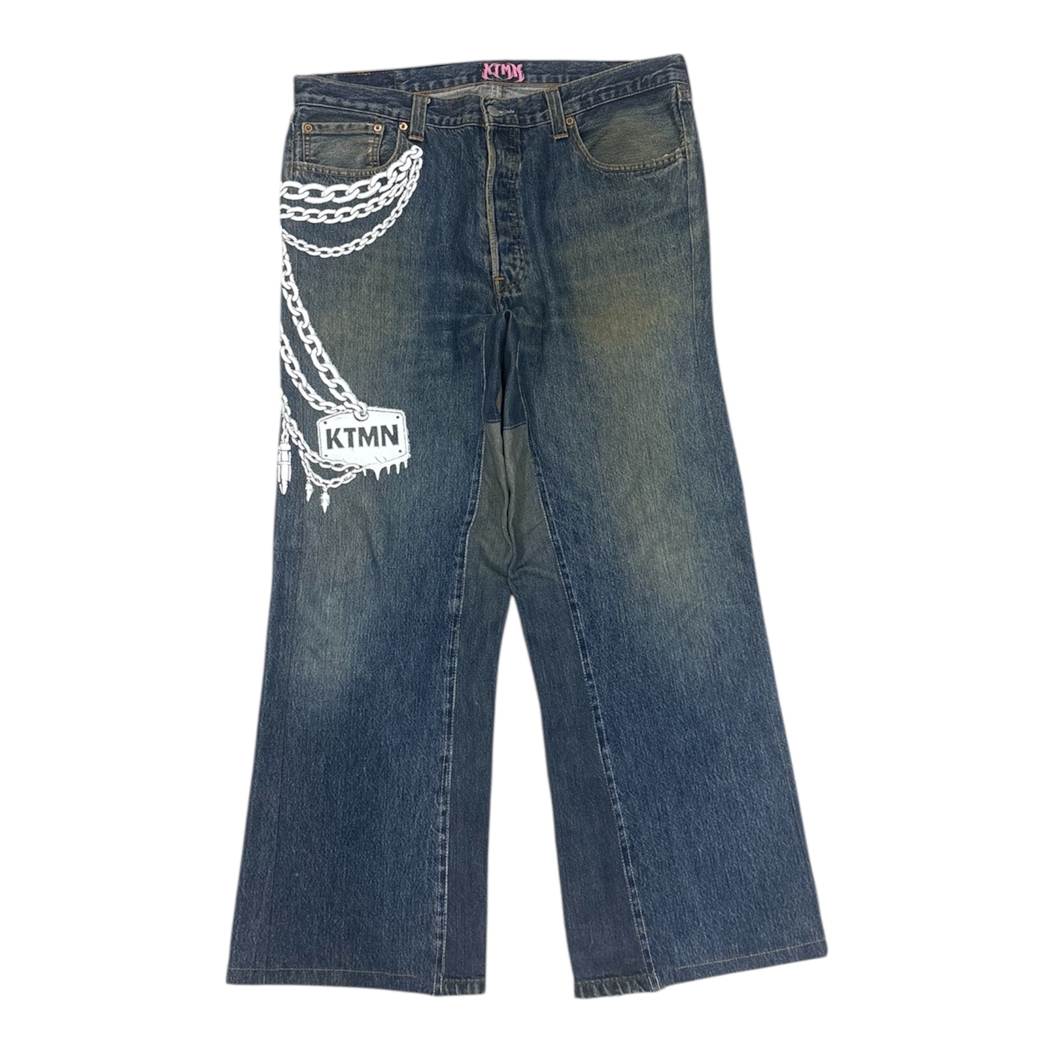 KEYCHAIN DENIM WHITE (50IT)