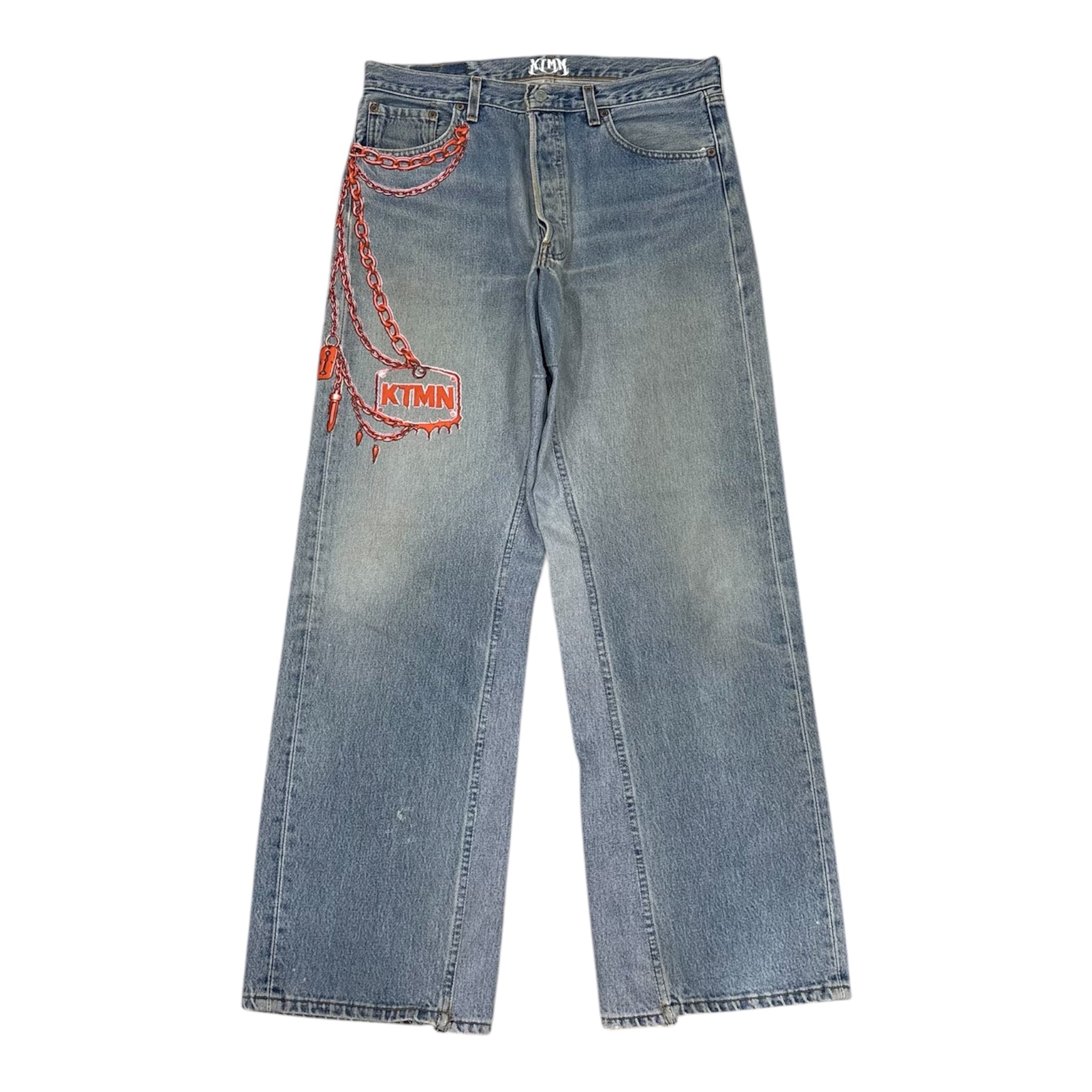 KEYCHAIN DENIM RED (48IT)