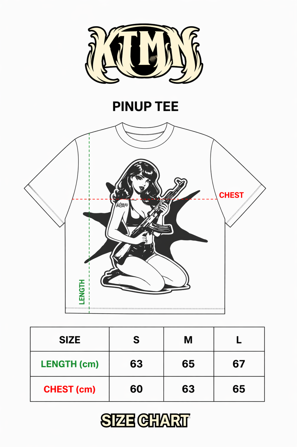 PINUP TEE BLACK