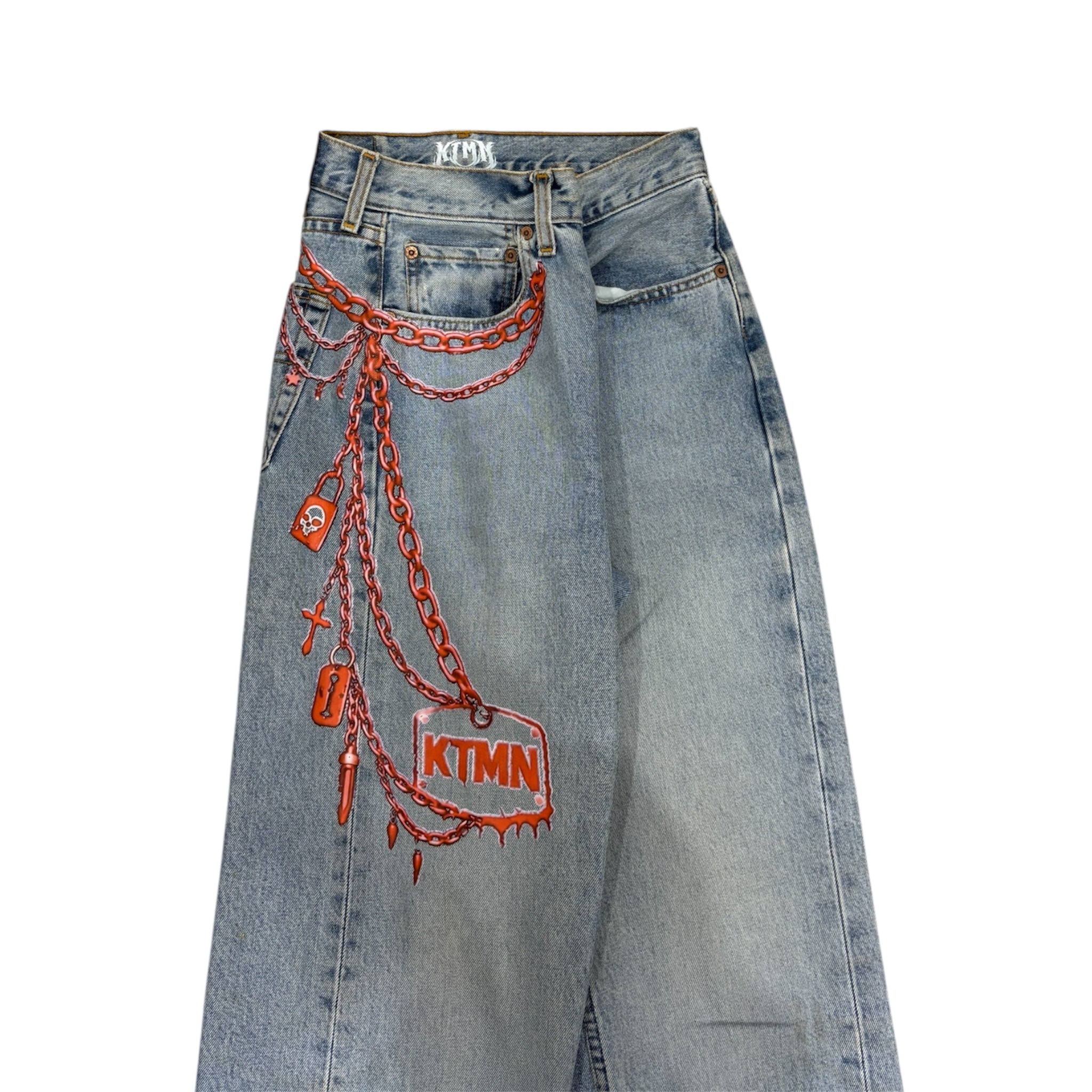 KEYCHAIN DENIM RED (44IT)