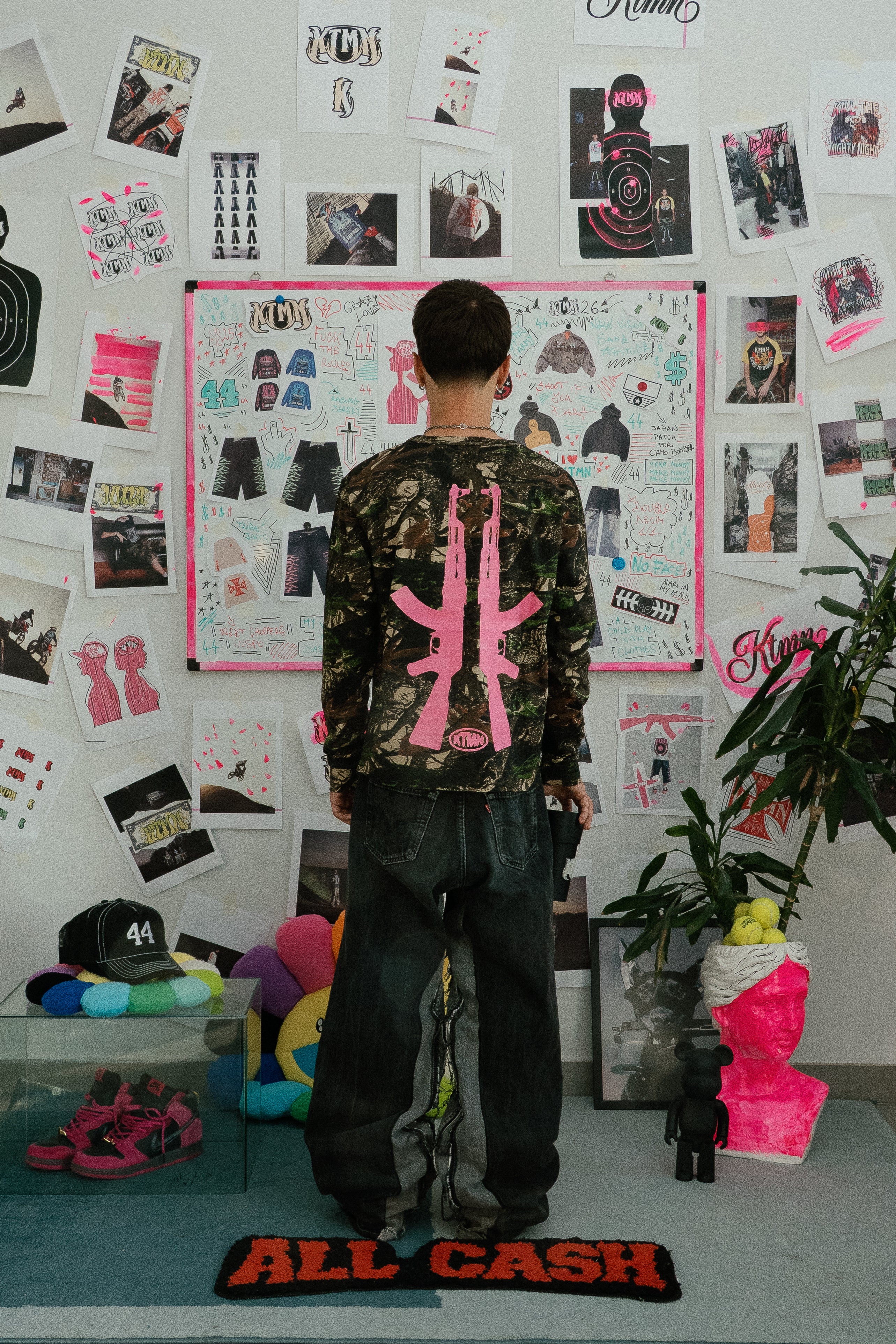 A-KTMN CAMO LONGSLEEVE PINK