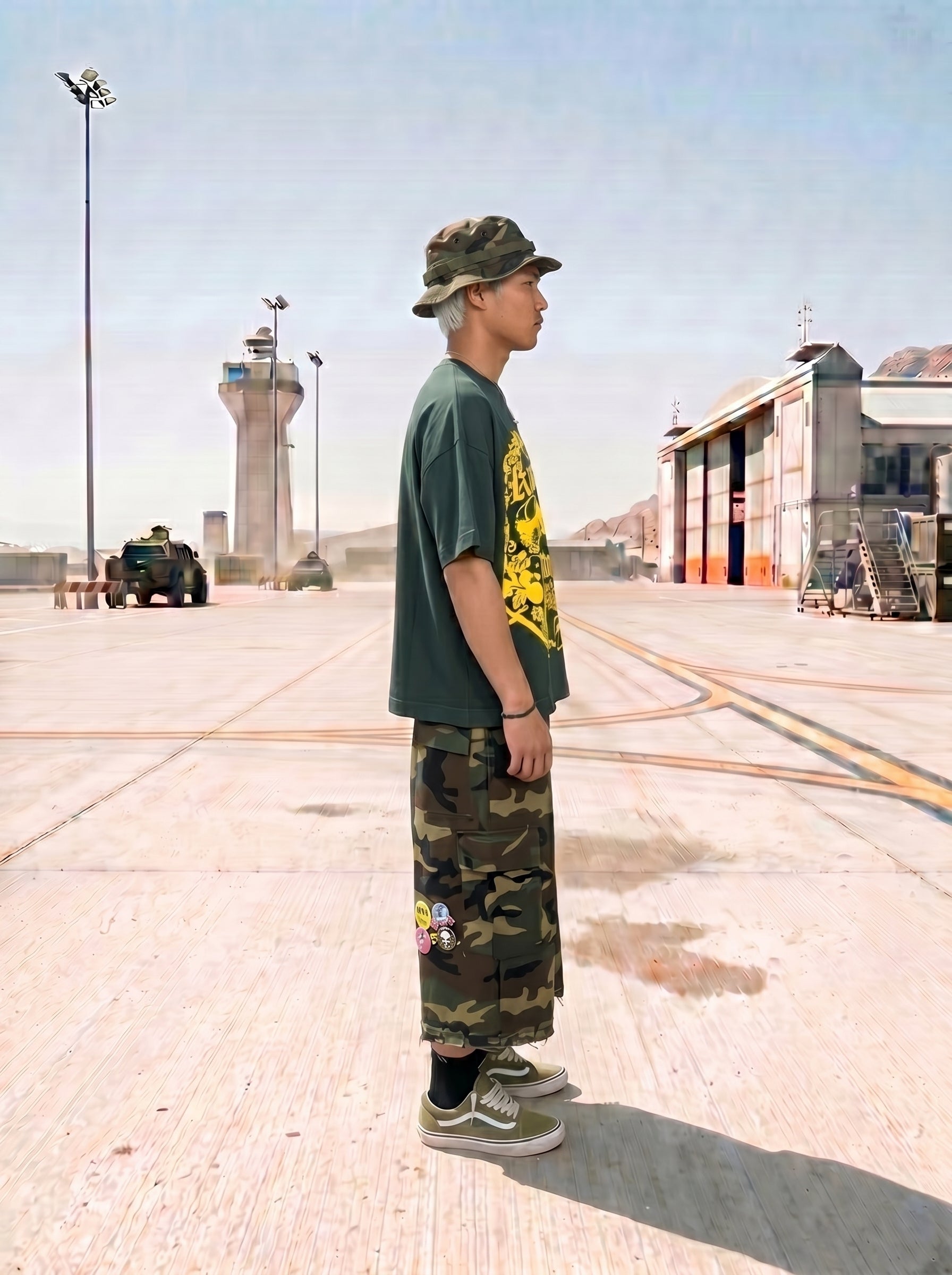KNIFE TEE GREEN
