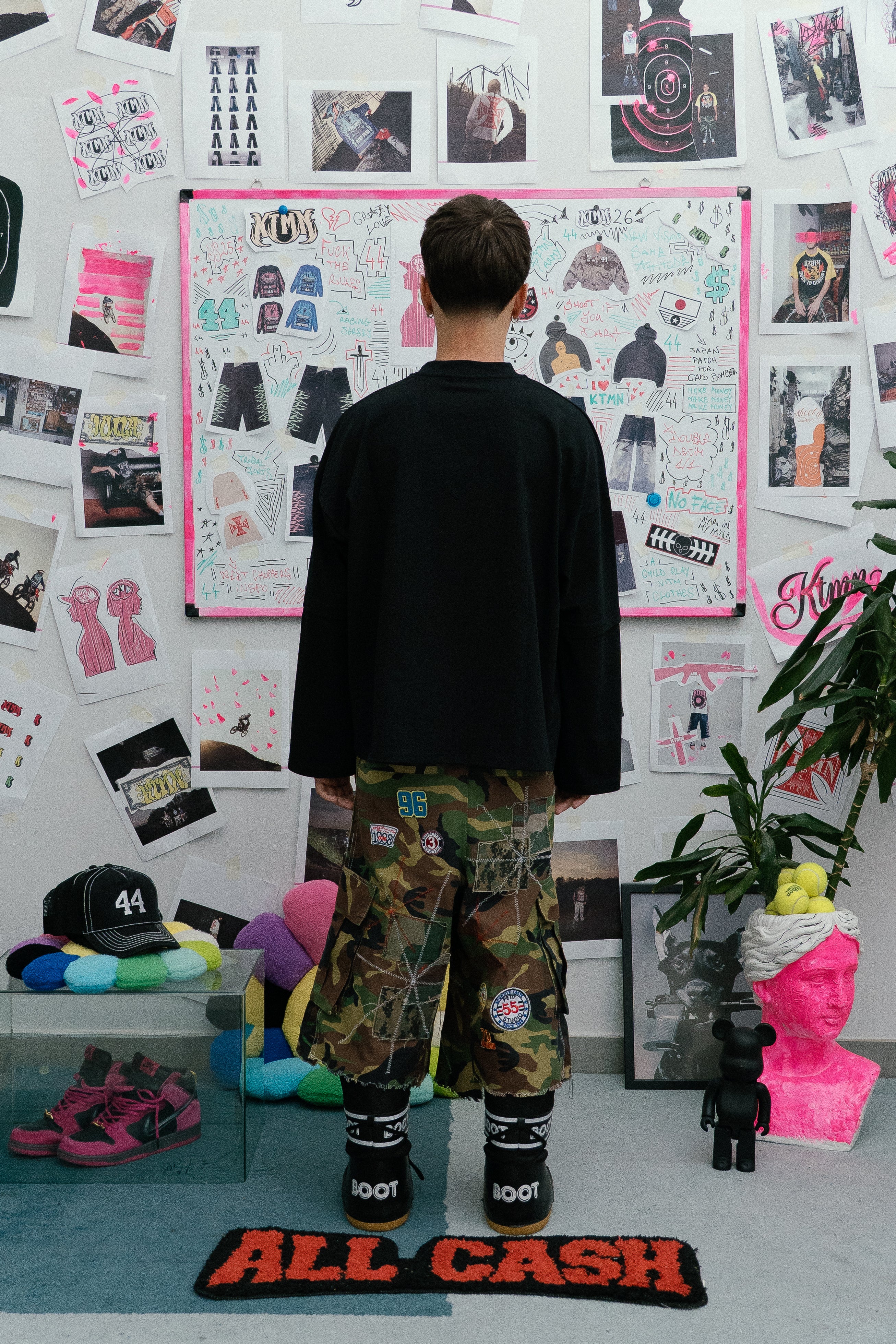 EAGLE DOUBLE LONGSLEEVE BLACK