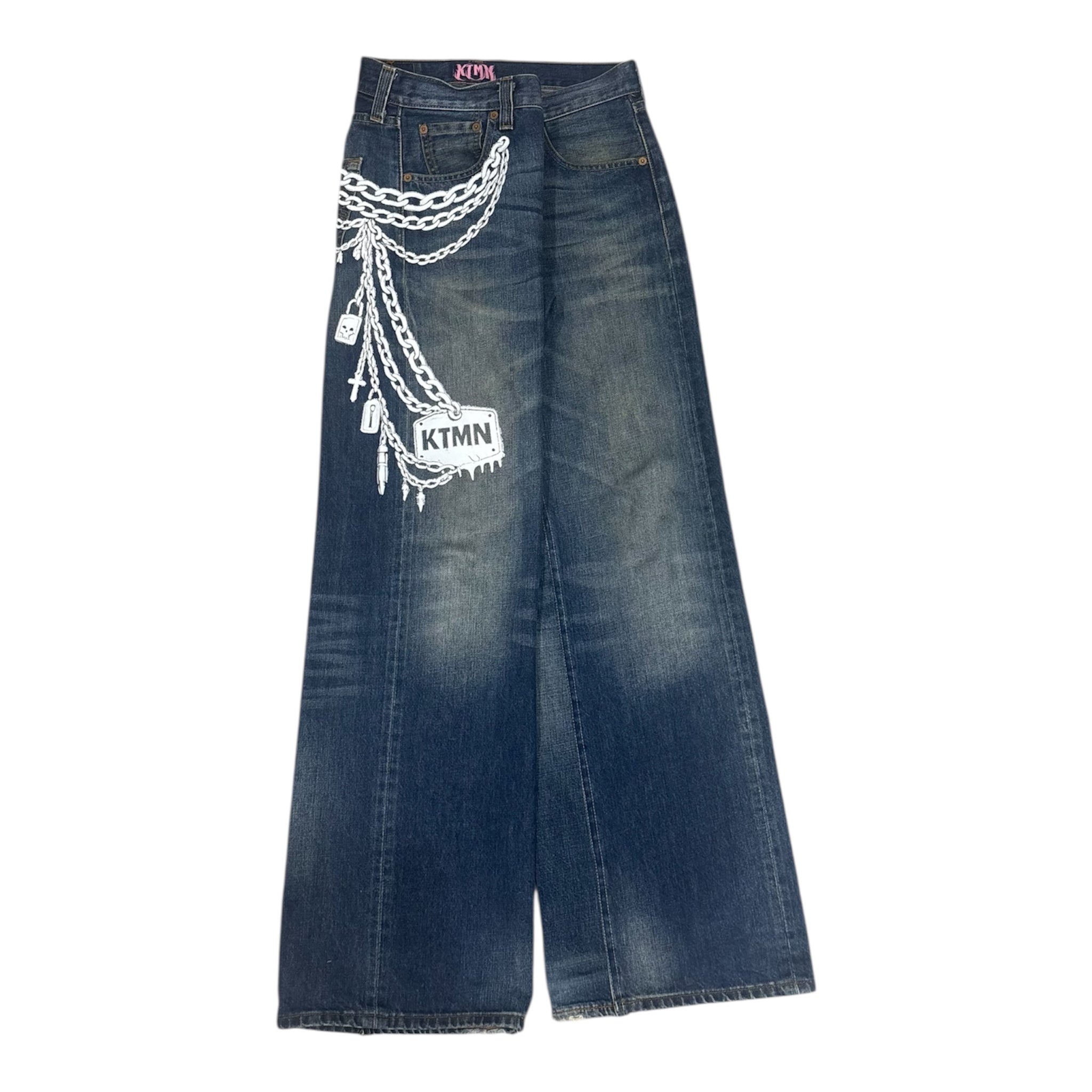 KEYCHAIN DENIM WHITE (44IT)