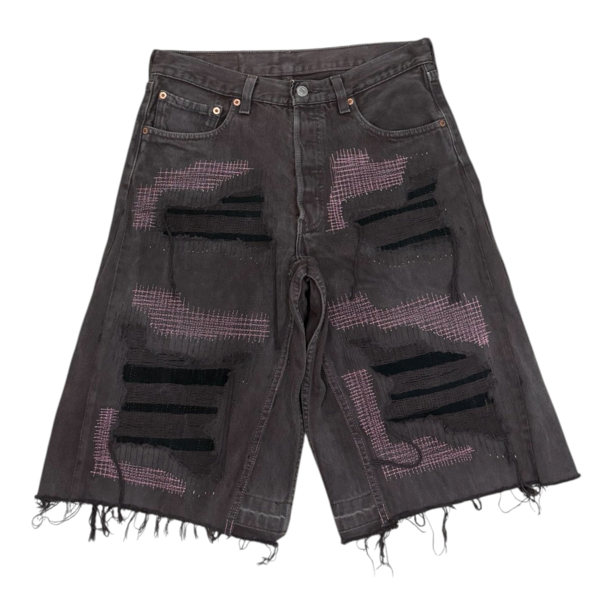 DISTRESSED JORTS 44IT