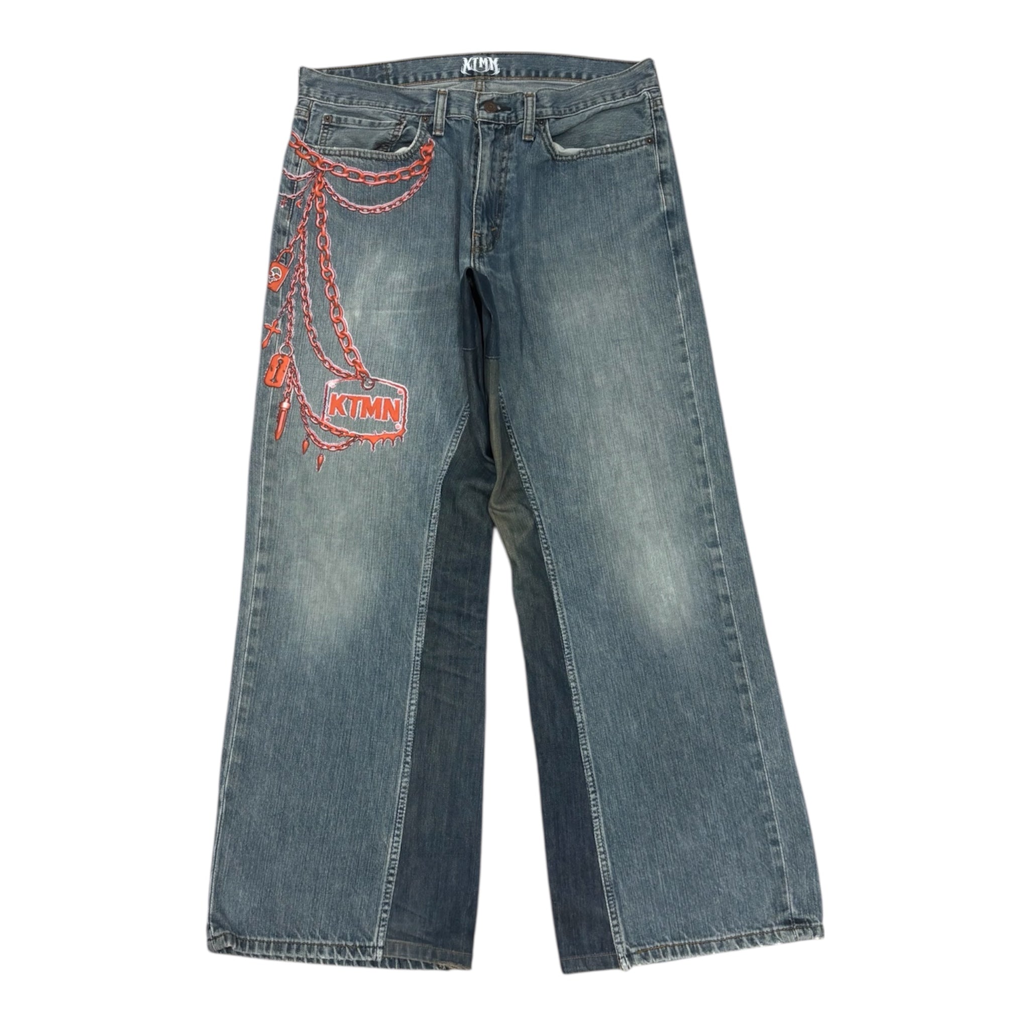 KEYCHAIN DENIM RED (50IT)