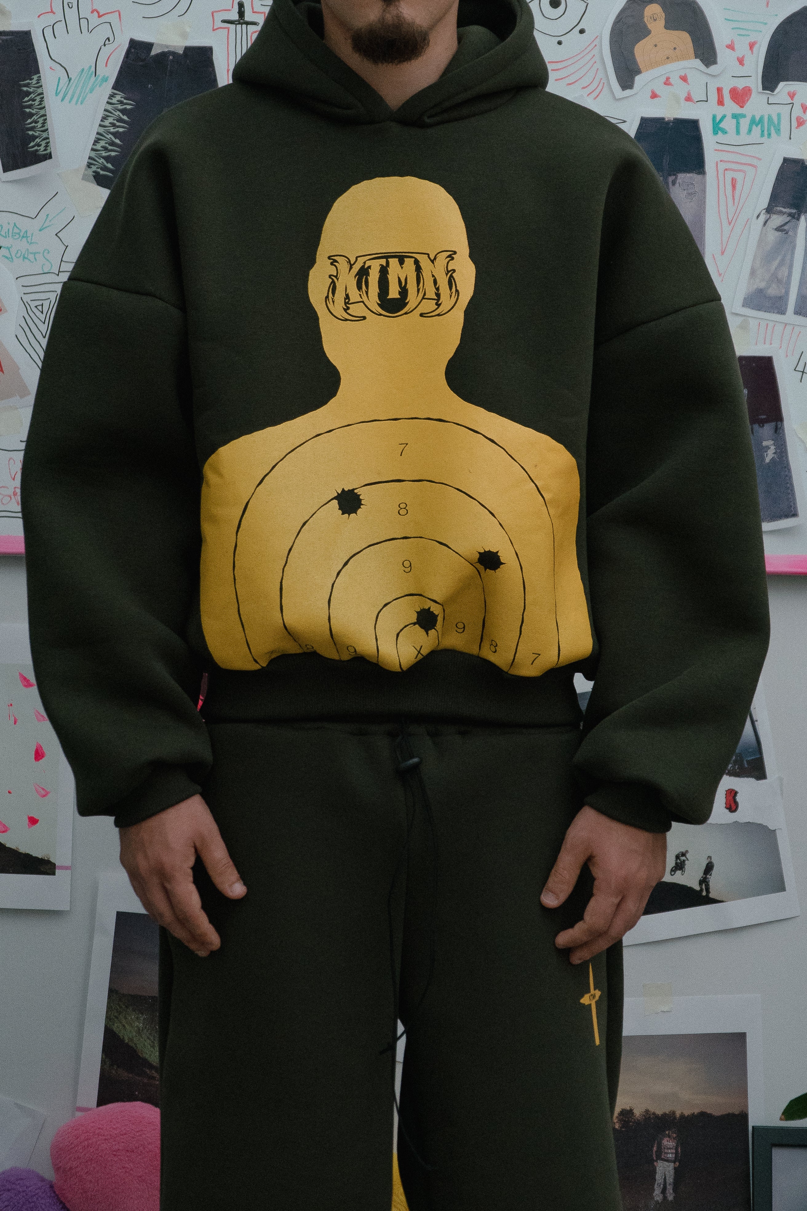 SHOOT IF YOU DARE HOODIE GREEN